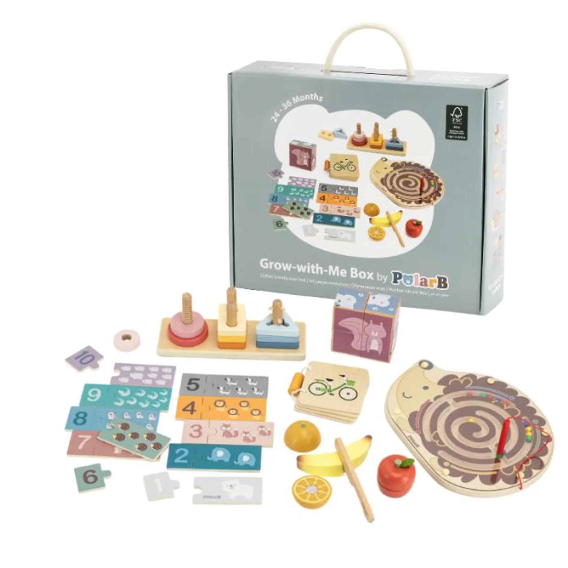 Cofanetto educativo grow with me 2-3 anni