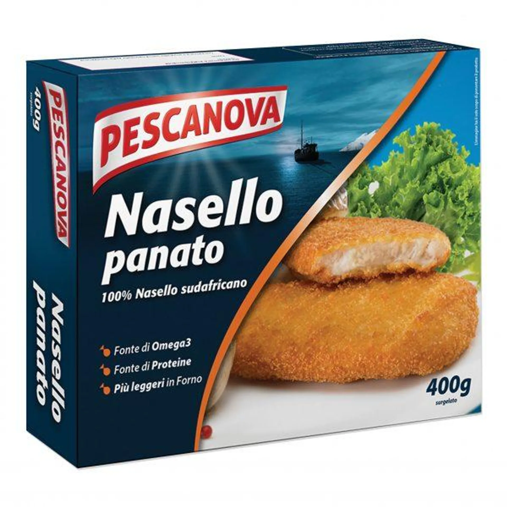 Filetti di Nasello Panato 4 pz 400 g