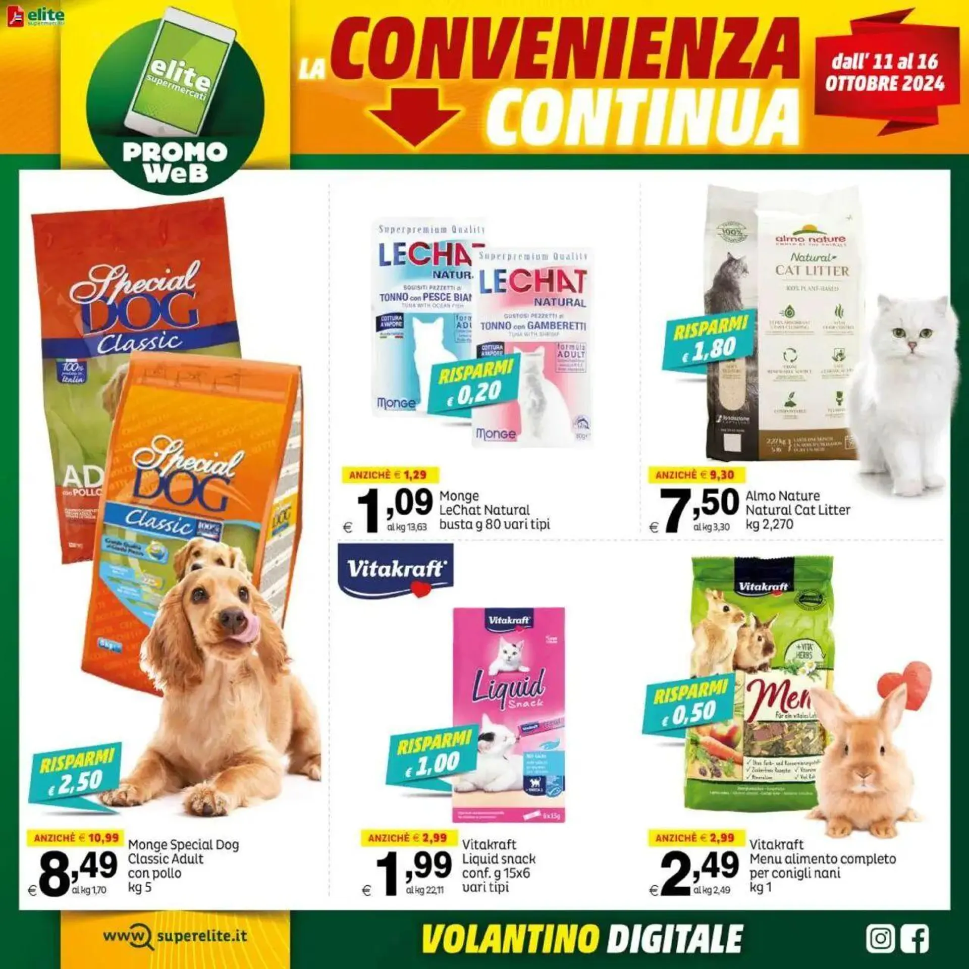 Promo Web - La Convenienza continua Elite Supermercati da 11 ottobre a 16 ottobre di 2024 - Pagina del volantino 10