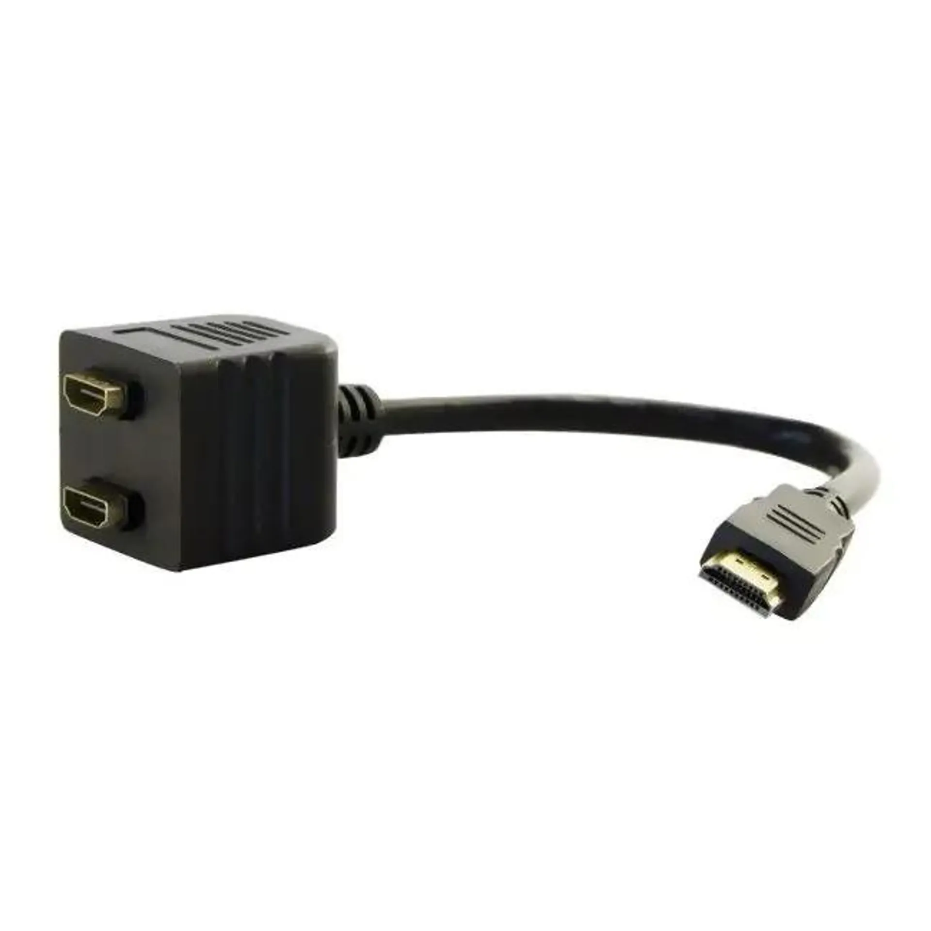 Adattatore gold hdmi 1 spina hdmi std. 2 hdmi std. 16cm