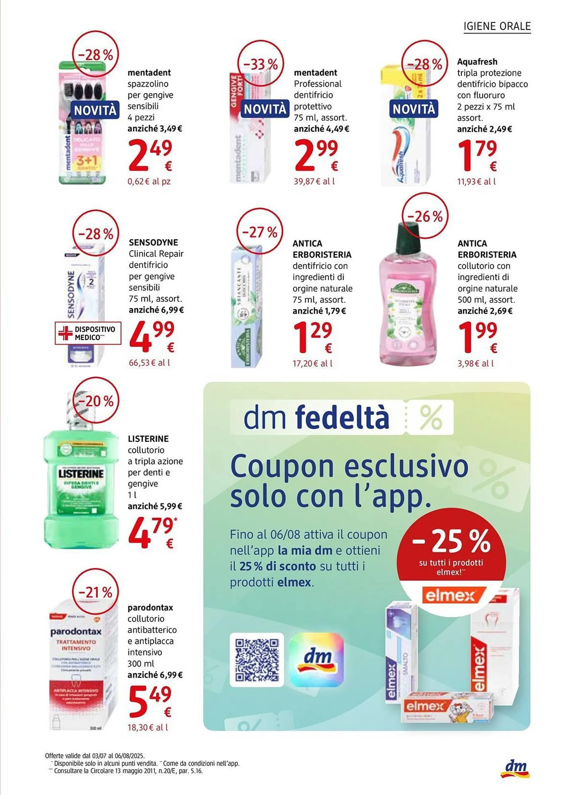 Volantino dm drogerie markt da 3 luglio a 6 agosto di 2025 - Pagina del volantino 9