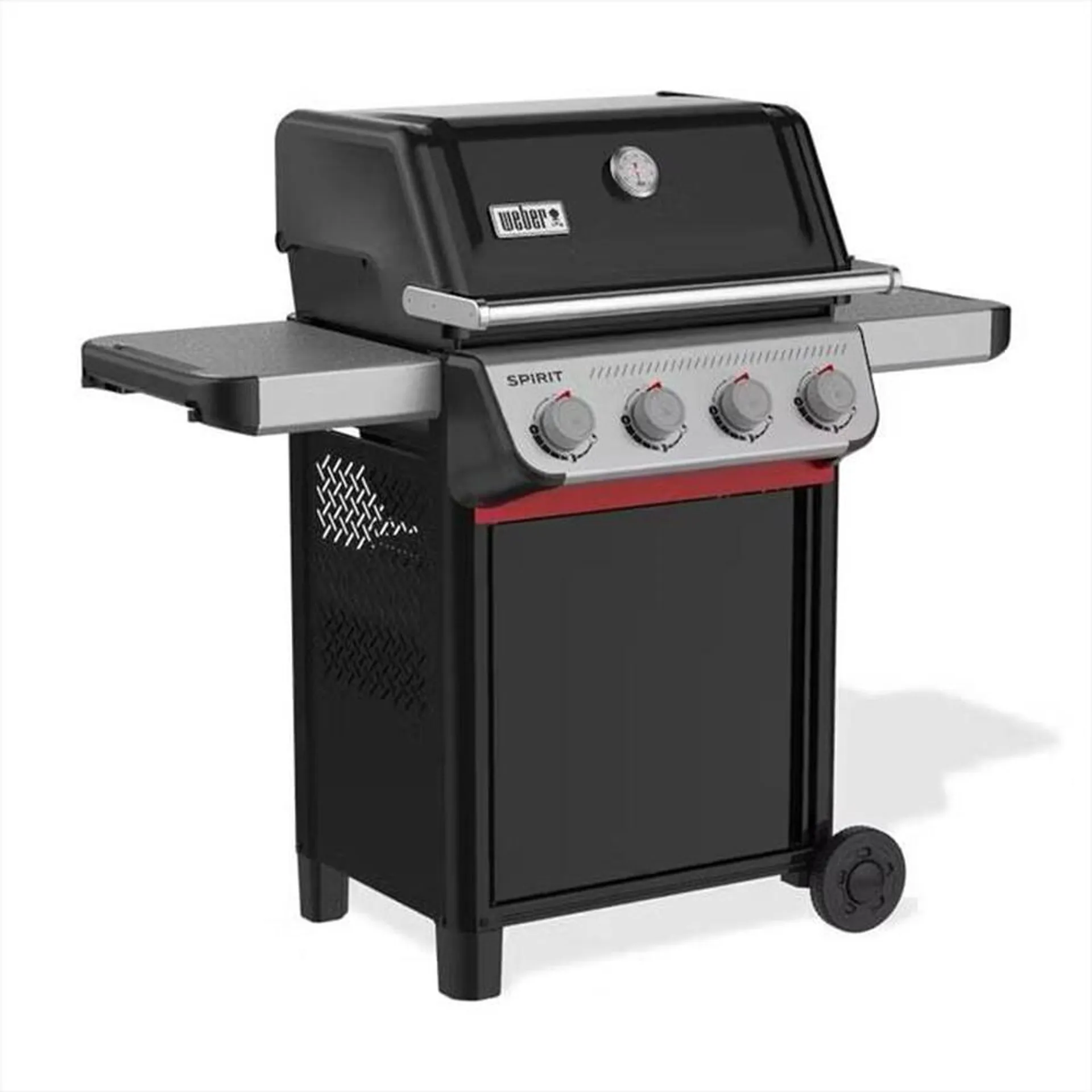 WEBER - Barbecue a 4 bruciatori SPIRIT E-410-Nero / Alluminio