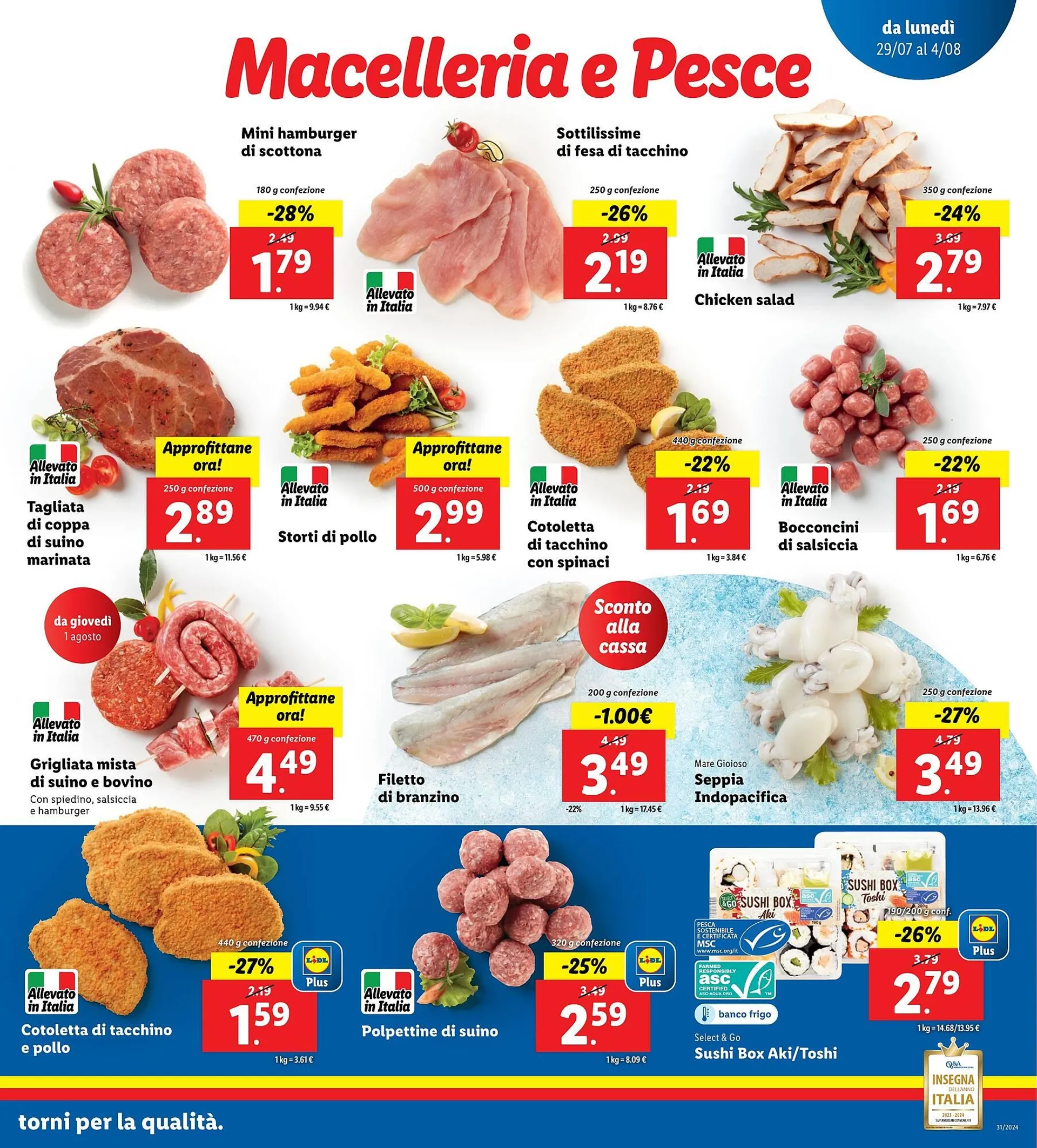 Volantino Lidl da 29 luglio a 14 agosto di 2024 - Pagina del volantino 3