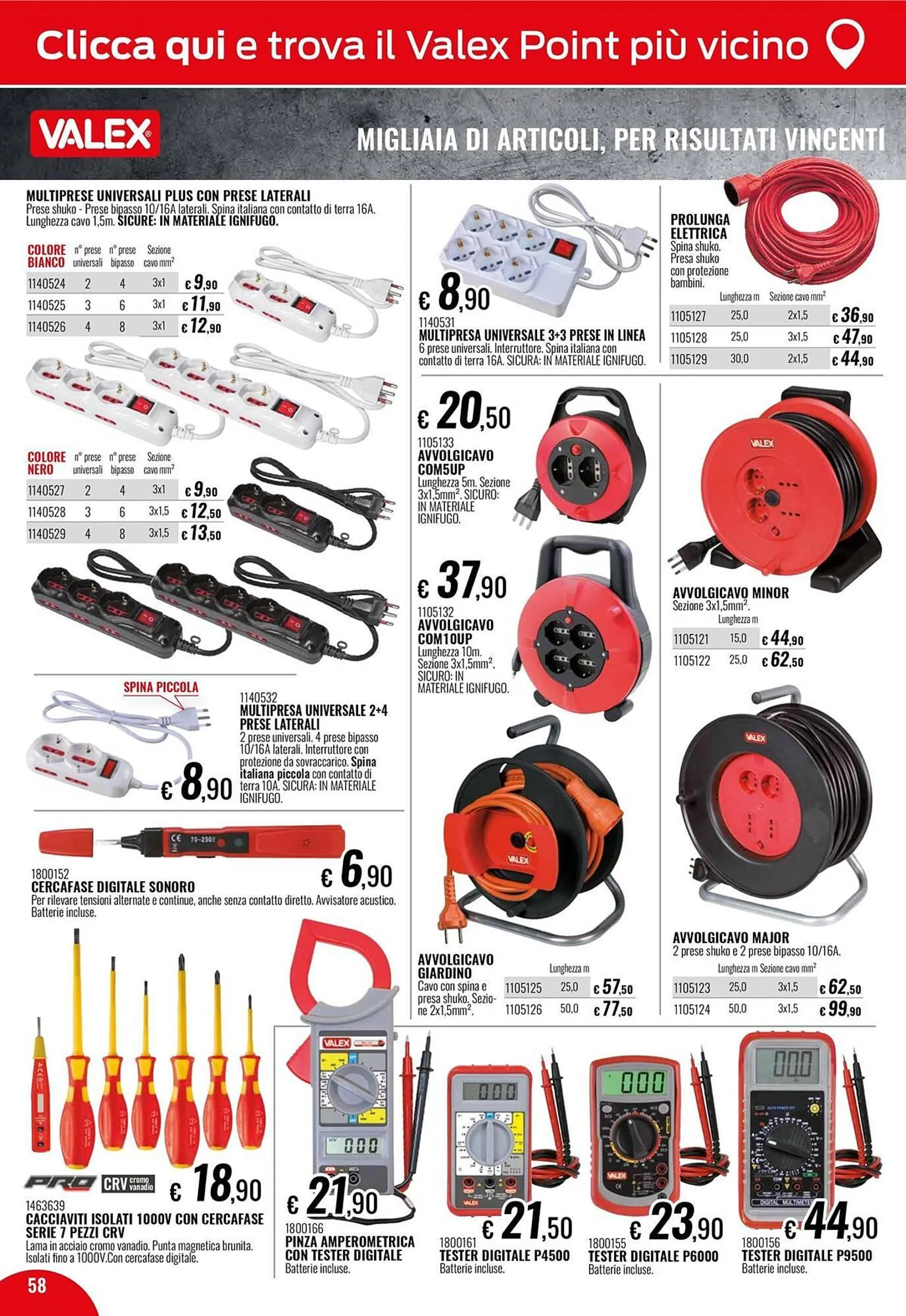 Volantino Valex da 24 settembre a 28 febbraio di 2025 - Pagina del volantino 58