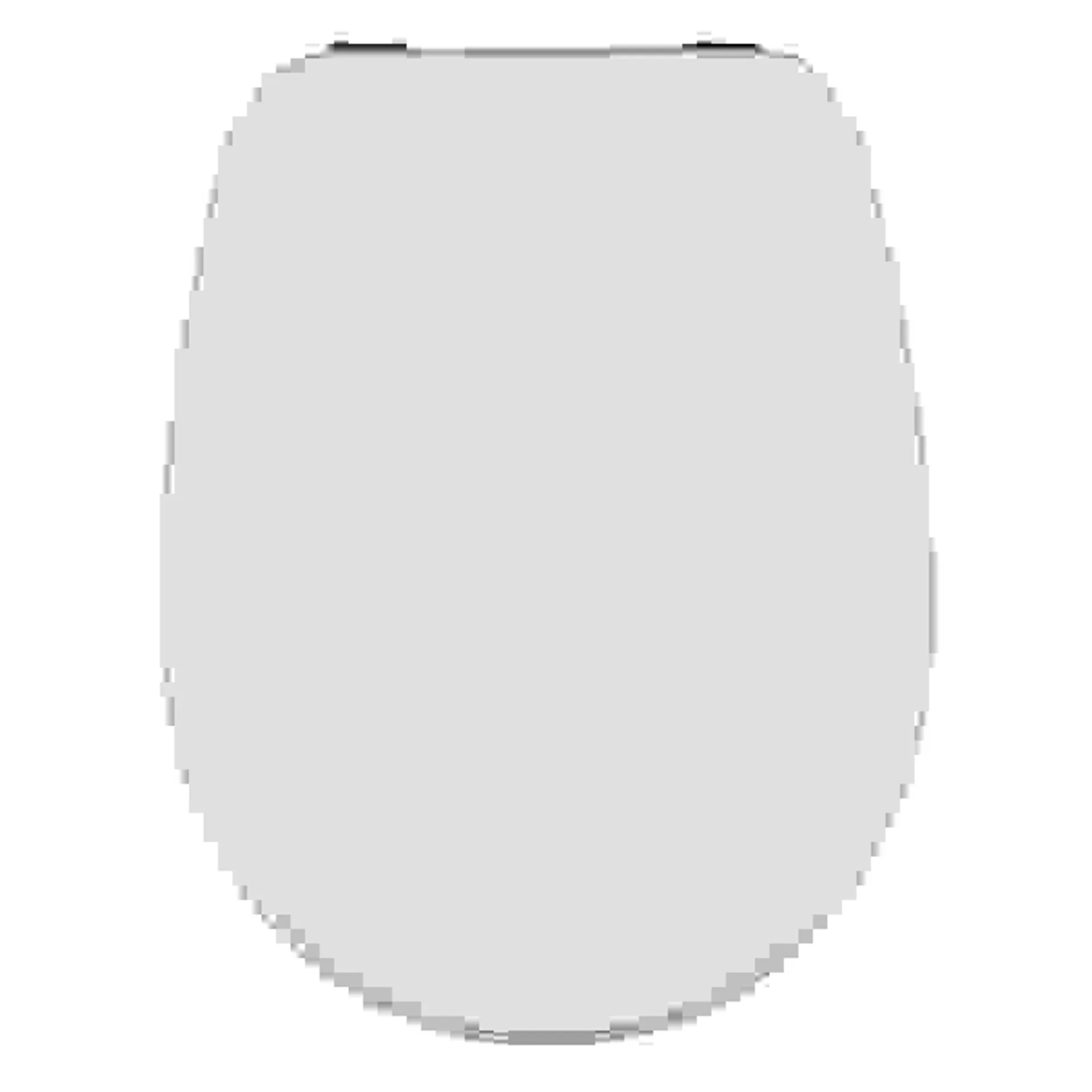 COPRIWATER LIUTO IN MDF VERNICIATO BIANCO CON CERNIERE IN METALLO CROMATO
