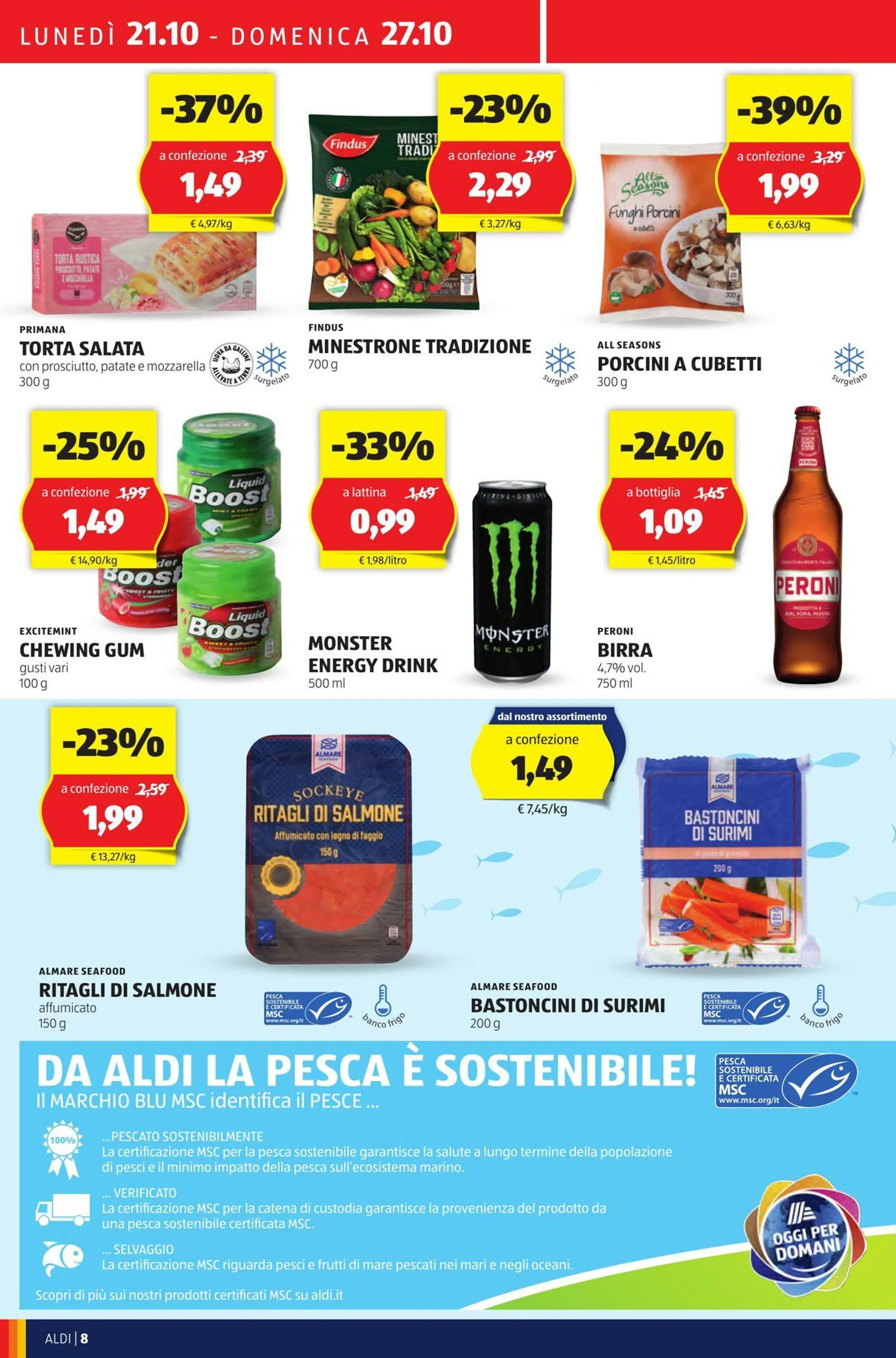 Aldi Volantino attuale da 21 ottobre a 27 ottobre di 2024 - Pagina del volantino 8