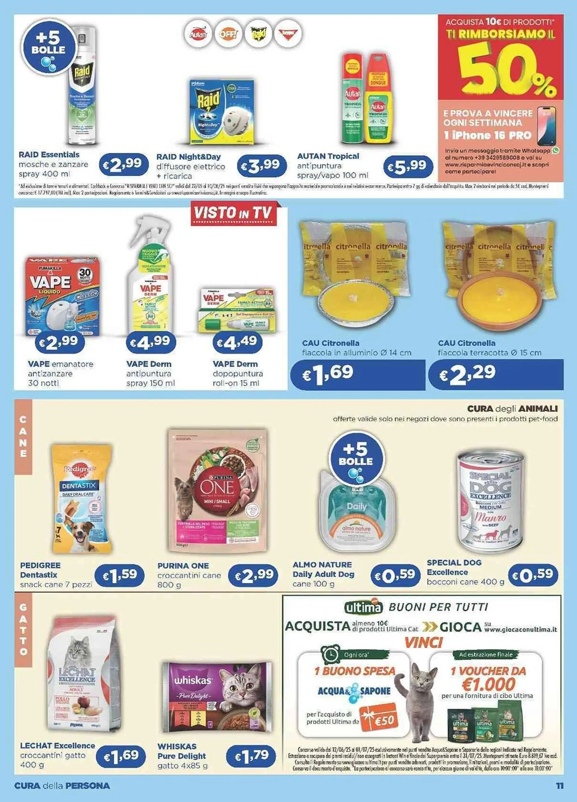 Volantino Acqua & Sapone da 9 giugno a 1 luglio di 2025 - Pagina del volantino 11