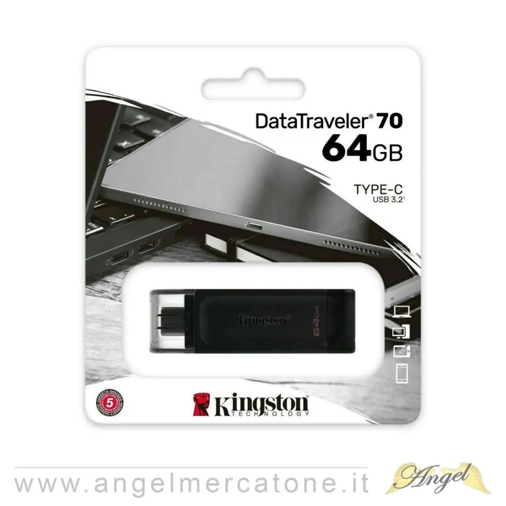 Kingston DataTraveler 70 Chiavetta USB - 64 GB