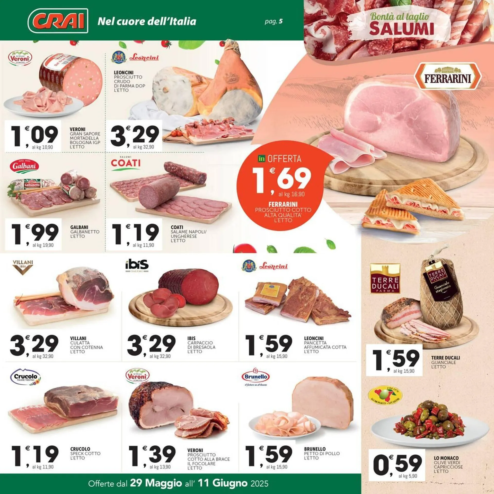 Volantino Crai da 29 maggio a 11 giugno di 2025 - Pagina del volantino 5