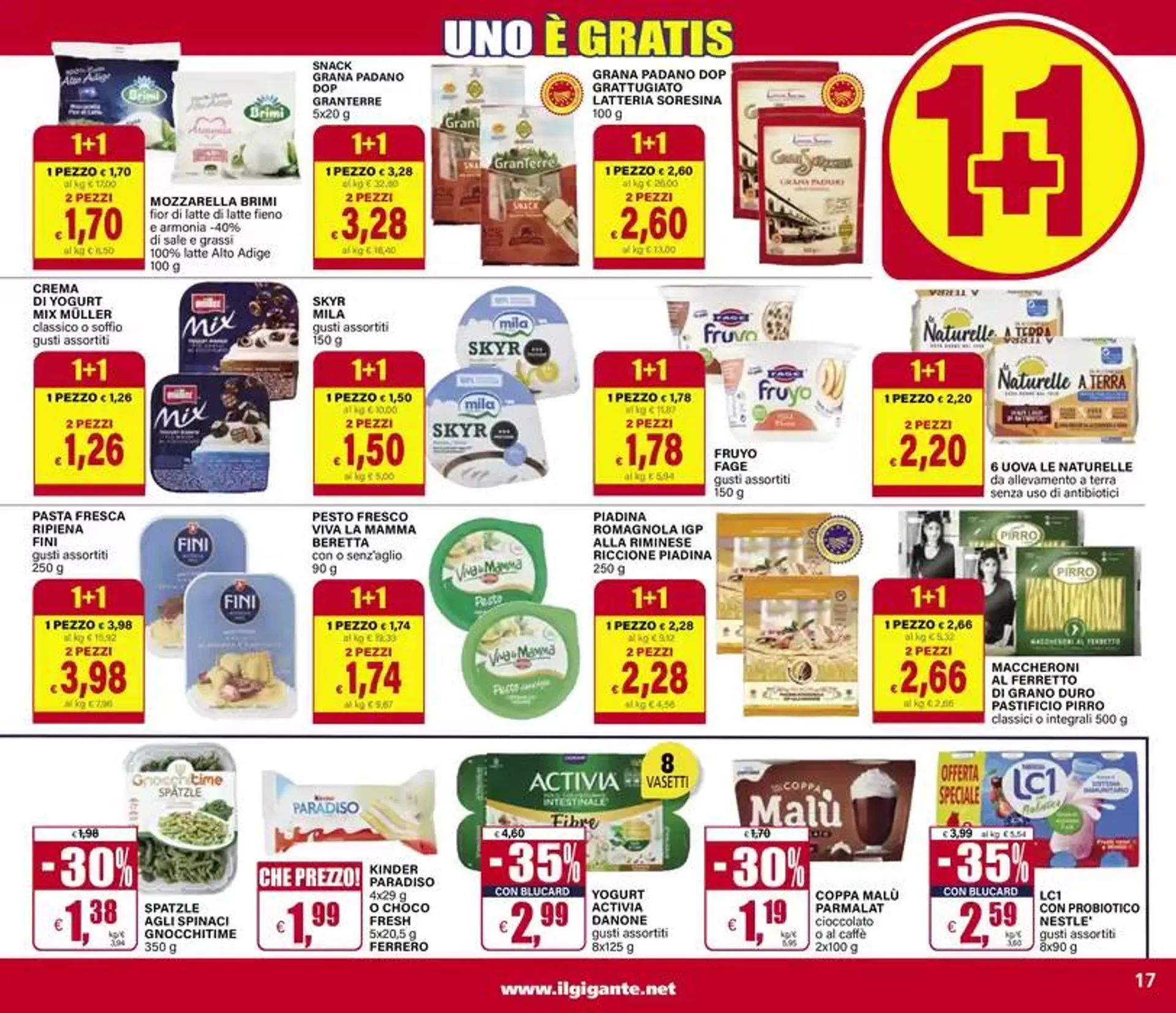 1+1 Uno è Gratis da 24 aprile a 4 maggio di 2025 - Pagina del volantino 17