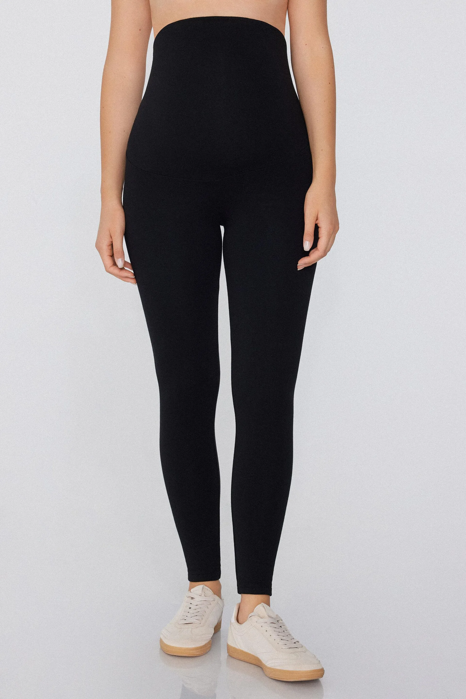 Leggings in Cotone Termico Maternity