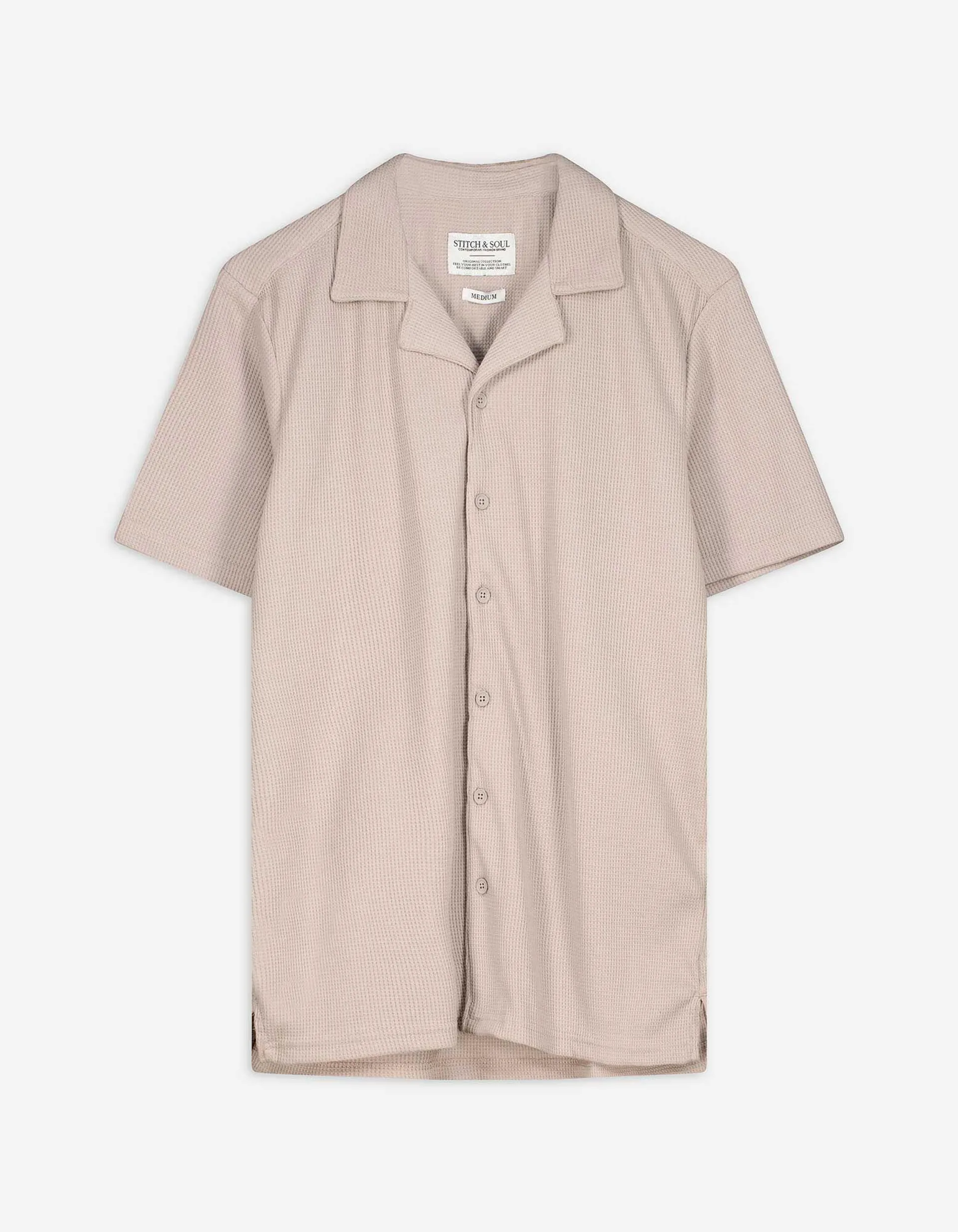 Camicia - Tinta unita - beige
