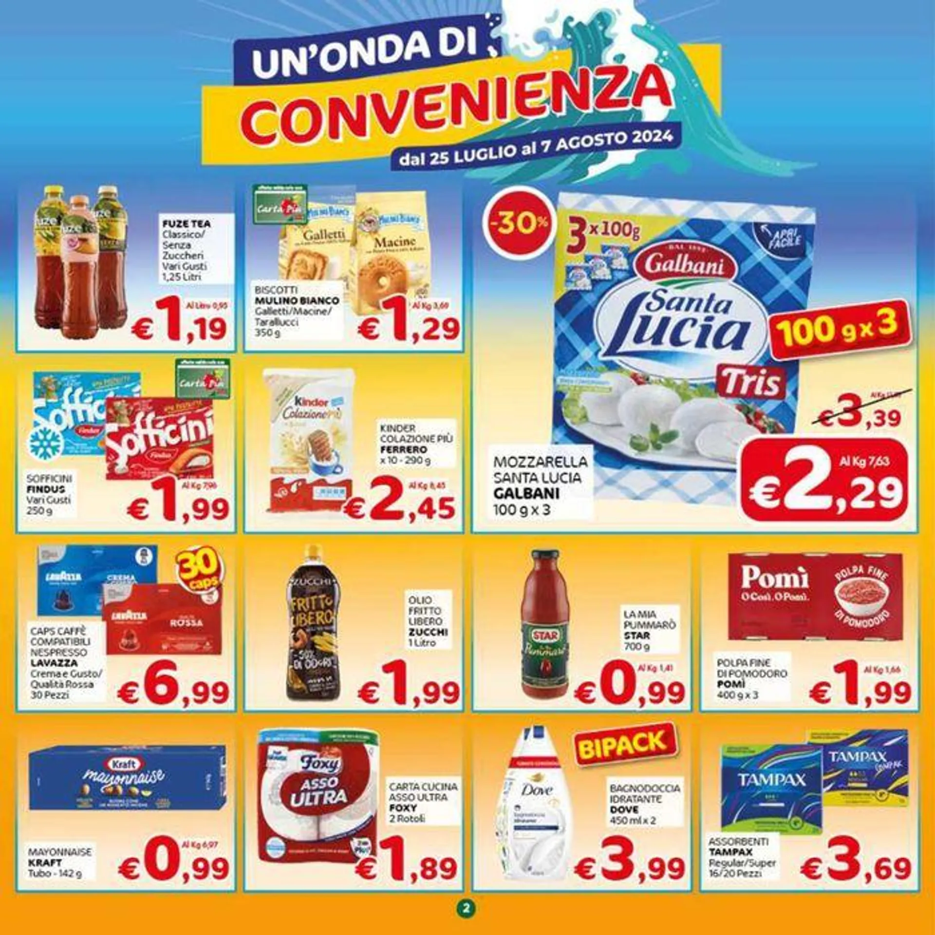 Un'onda di convenienza da 25 luglio a 7 agosto di 2024 - Pagina del volantino 2