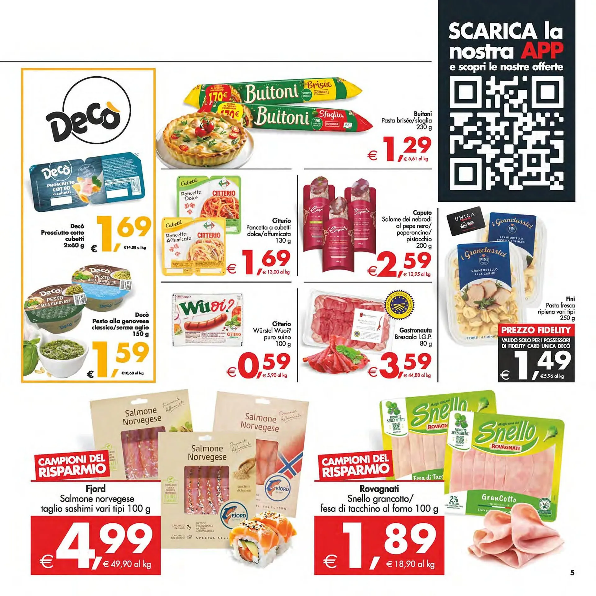 Volantino Deco Supermercati da 3 giugno a 12 giugno di 2025 - Pagina del volantino 5