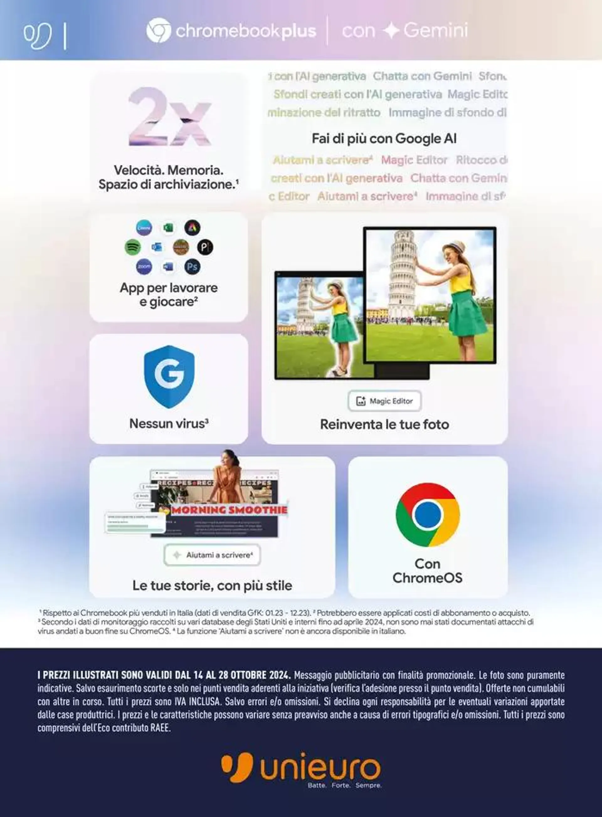 Speciale Chromebook da Unieuro! da 14 ottobre a 28 ottobre di 2024 - Pagina del volantino 8