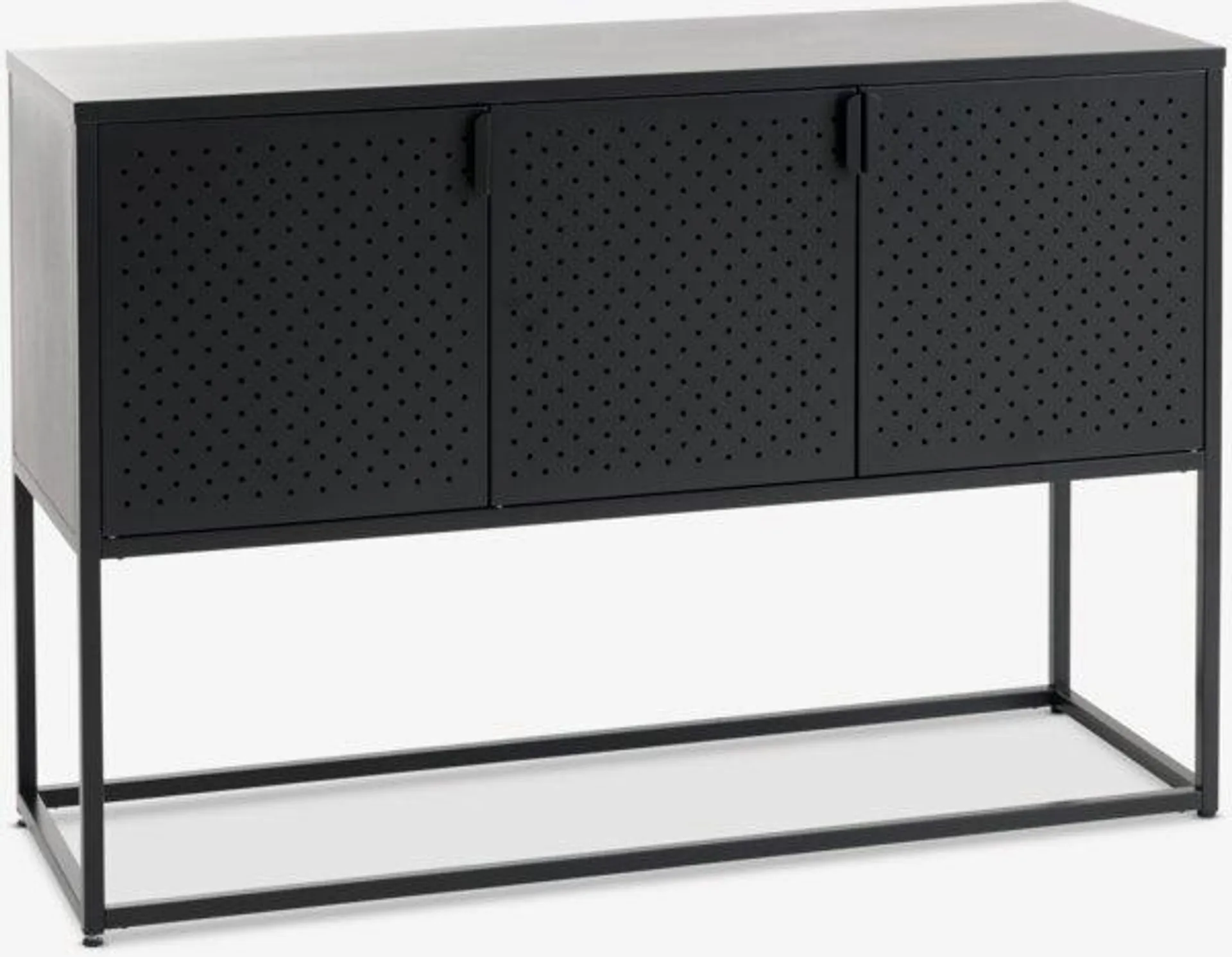 Credenza VIRUM 3 ante nero