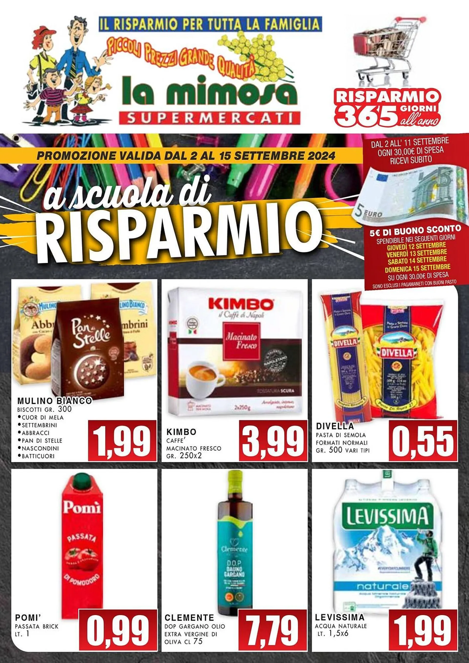 Volantino La Mimosa Supermercati - 1