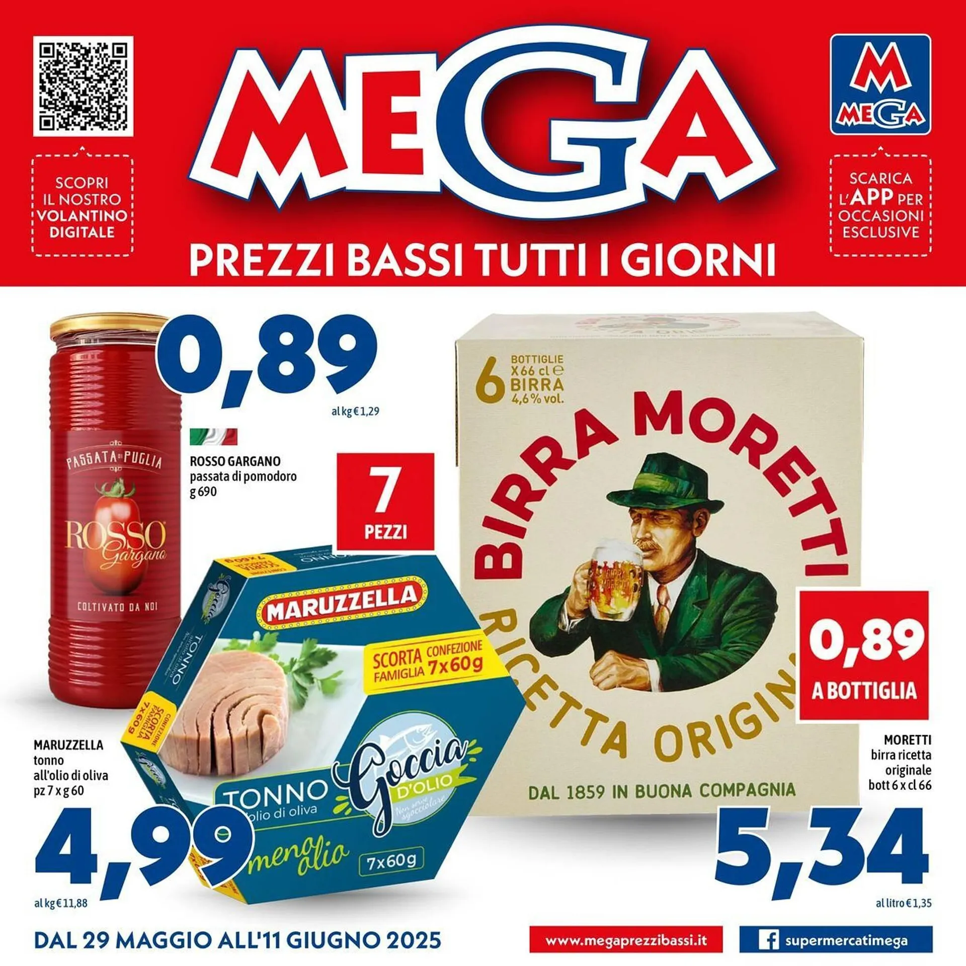 Volantino MEGA da 29 maggio a 11 giugno di 2025 - Pagina del volantino 1