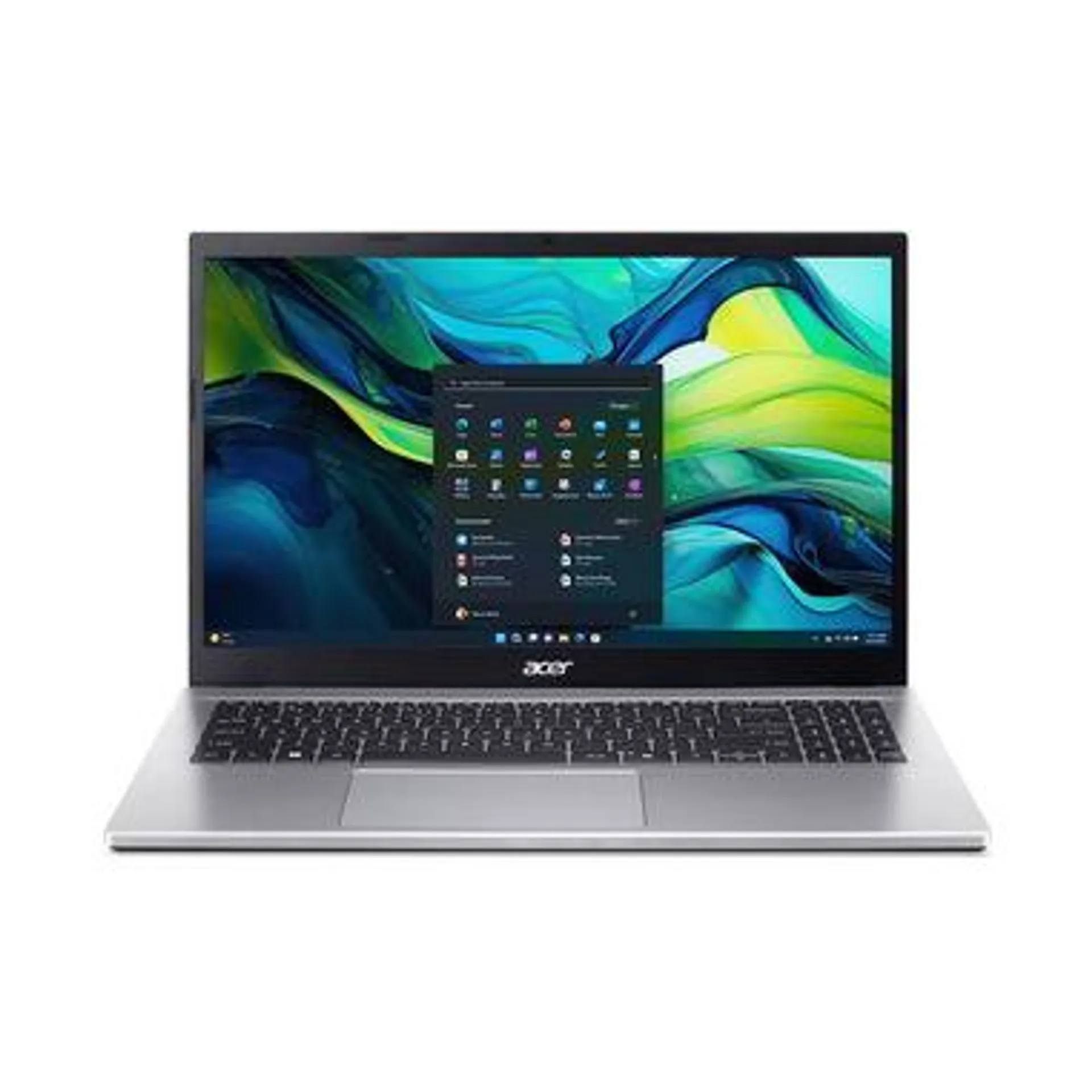 Acer Aspire Go 15 AMD Ryzen™ 5 5625U Computer portatile 39,6 cm (15.6") Full HD 16 GB DDR4-SDRAM 512 GB SSD Wi-Fi 6 (802.11ax) Windows 11 Home Argento