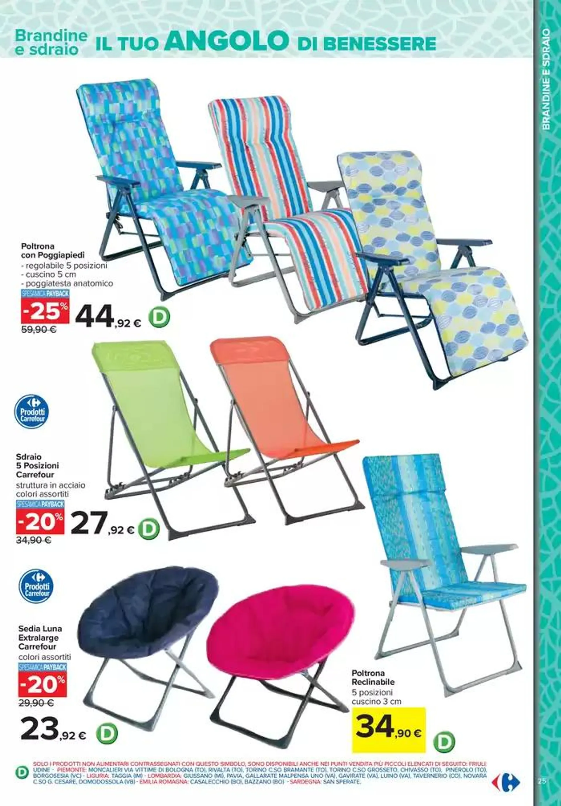 Stile e comfort all'aperto da 1 aprile a 30 aprile di 2025 - Pagina del volantino 25