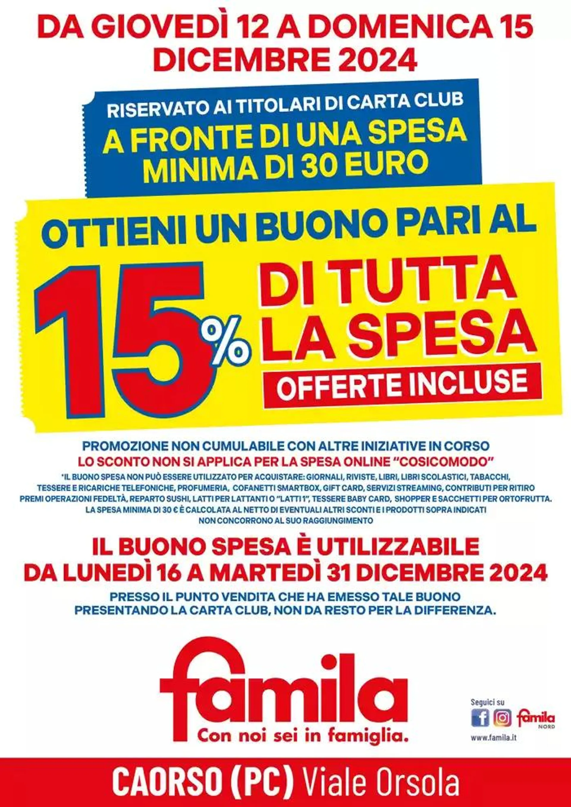 Buono sconto 15%  da 12 dicembre a 15 dicembre di 2024 - Pagina del volantino 2