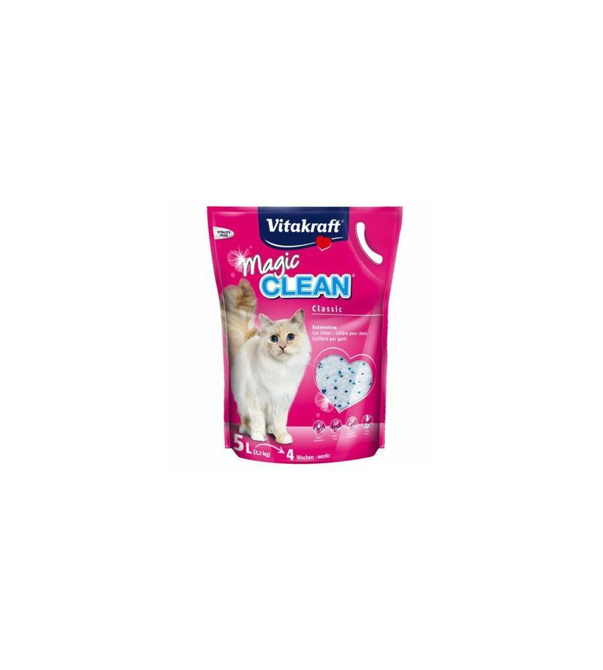 LETTIERA PER GATTI "MAGIC CLEAN", 5 LITRI - VITAKRAFT