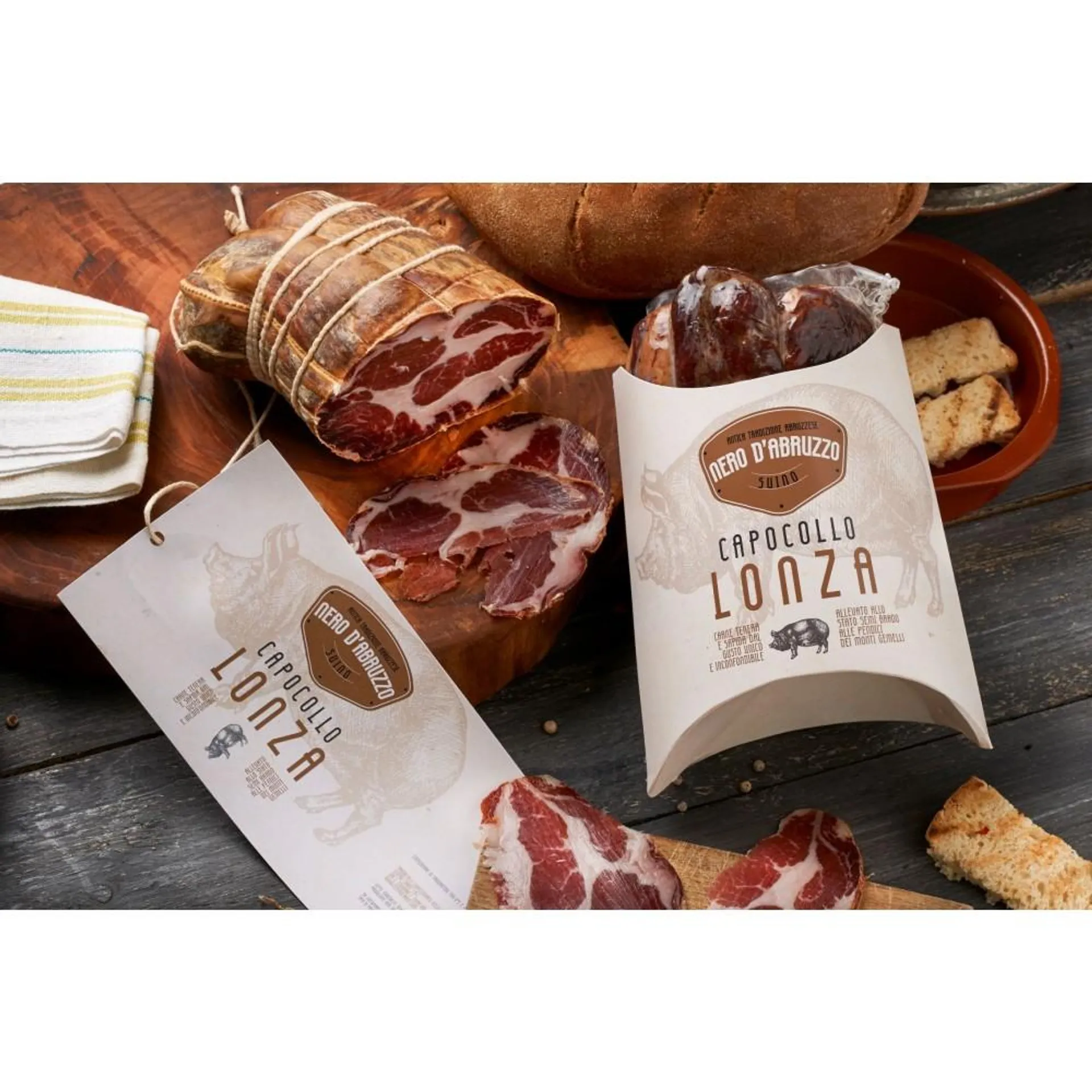 Lonza di Capocollo - Suino Nero d'Abruzzo - 800gr Tranci