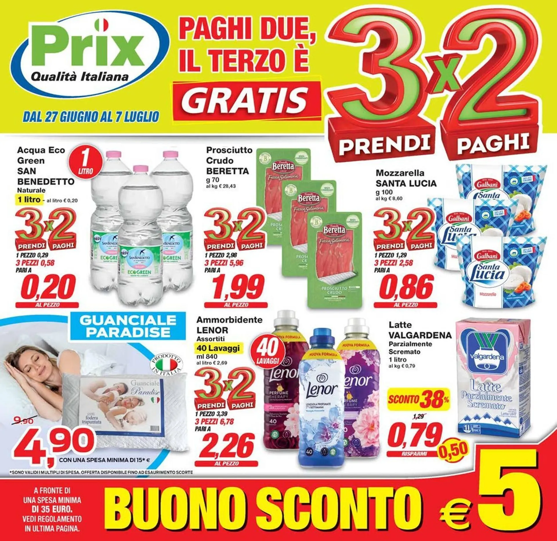 Volantino Prix Quality da 27 giugno a 7 luglio di 2025 - Pagina del volantino 1