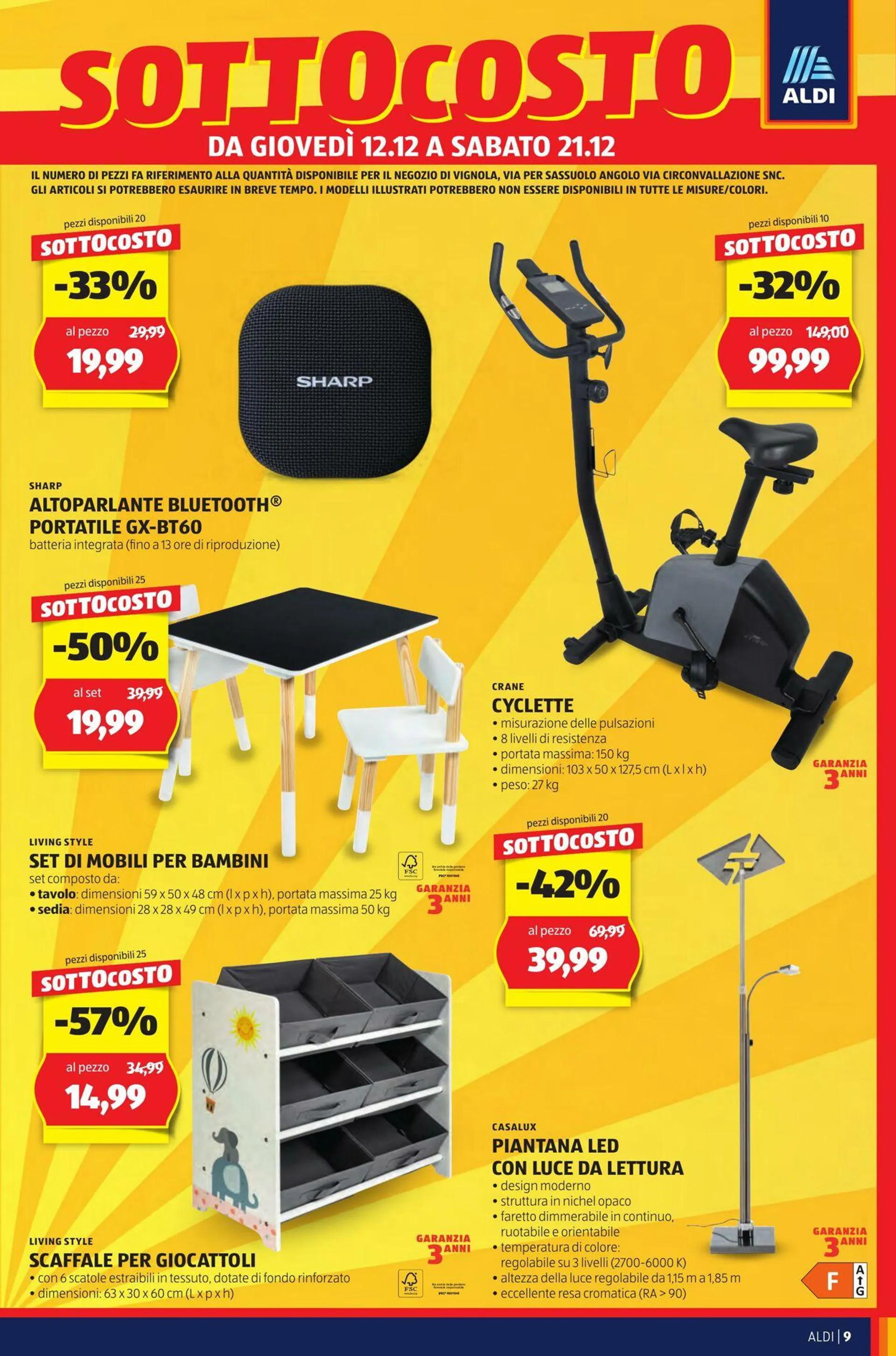 Aldi Volantino attuale da 15 dicembre a 29 dicembre di 2024 - Pagina del volantino 9