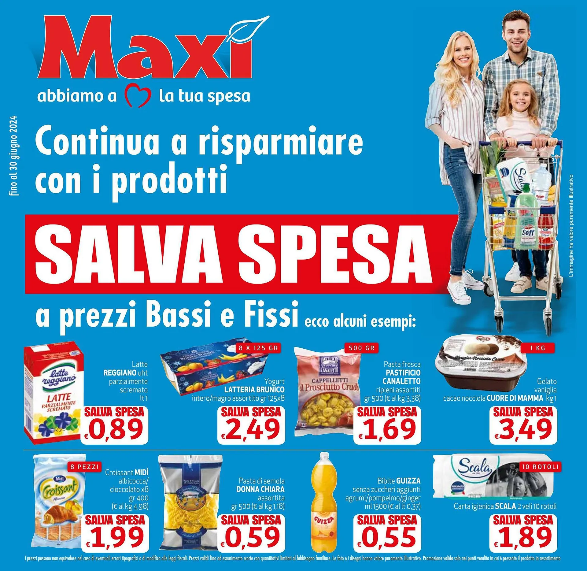 Volantino Maxi Supermercati Salvaspesa da 3 aprile a 30 giugno di 2024 - Pagina del volantino 