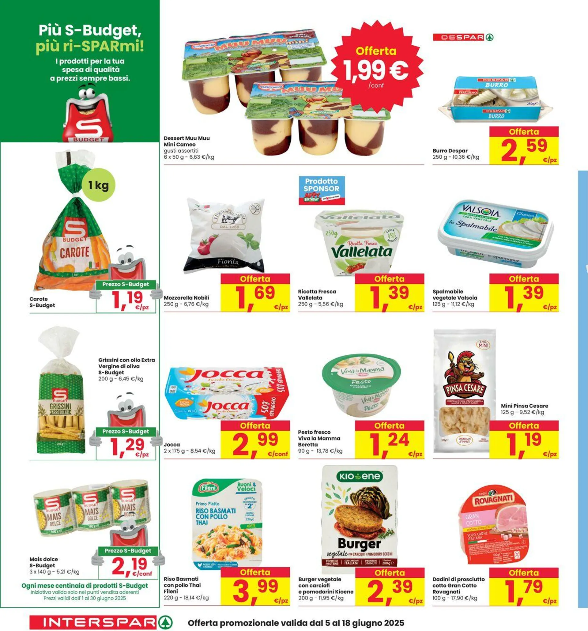 Interspar Volantino attuale da 5 giugno a 14 giugno di 2025 - Pagina del volantino 18