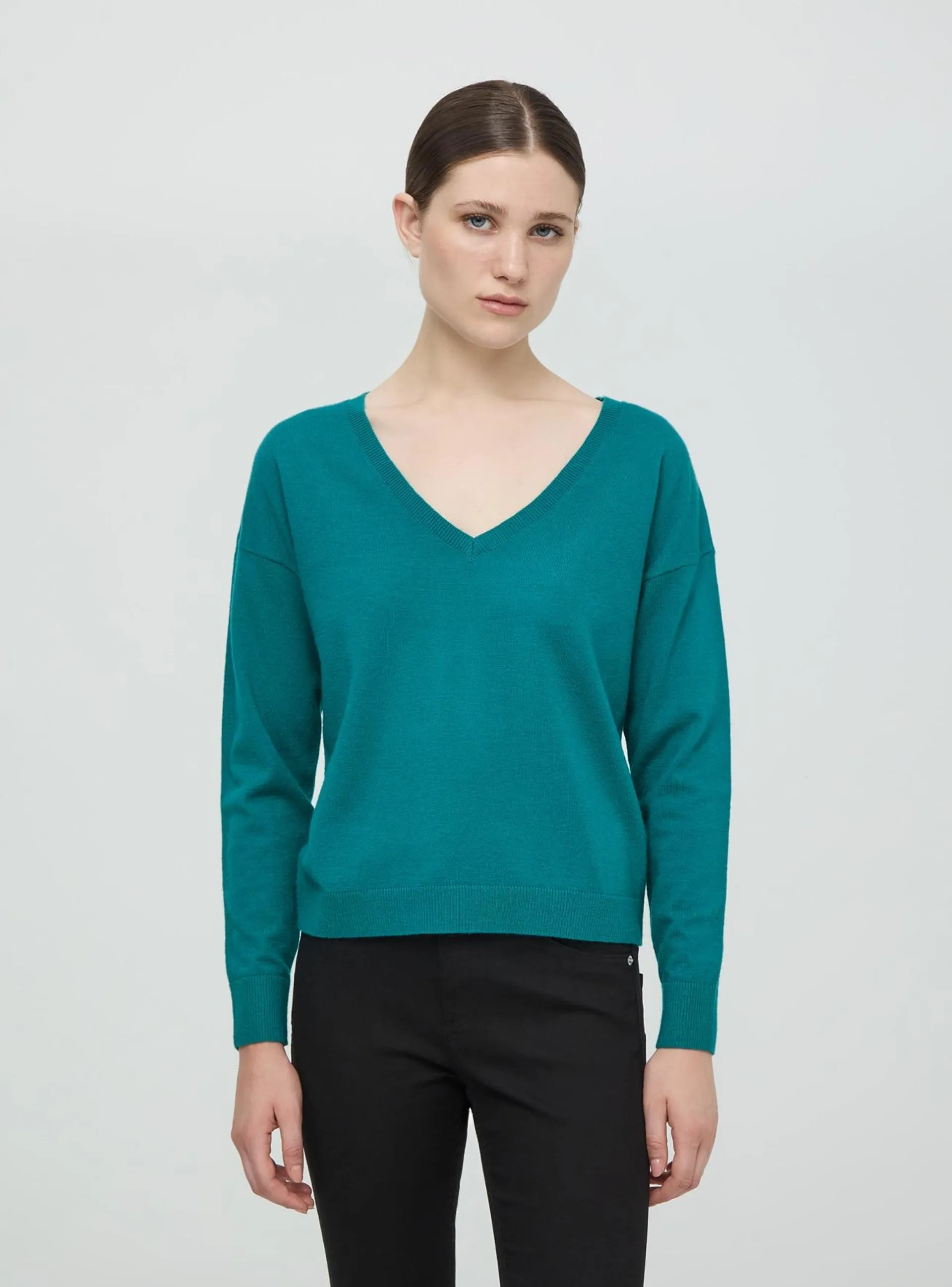 Maglia con scollo a v Foresta