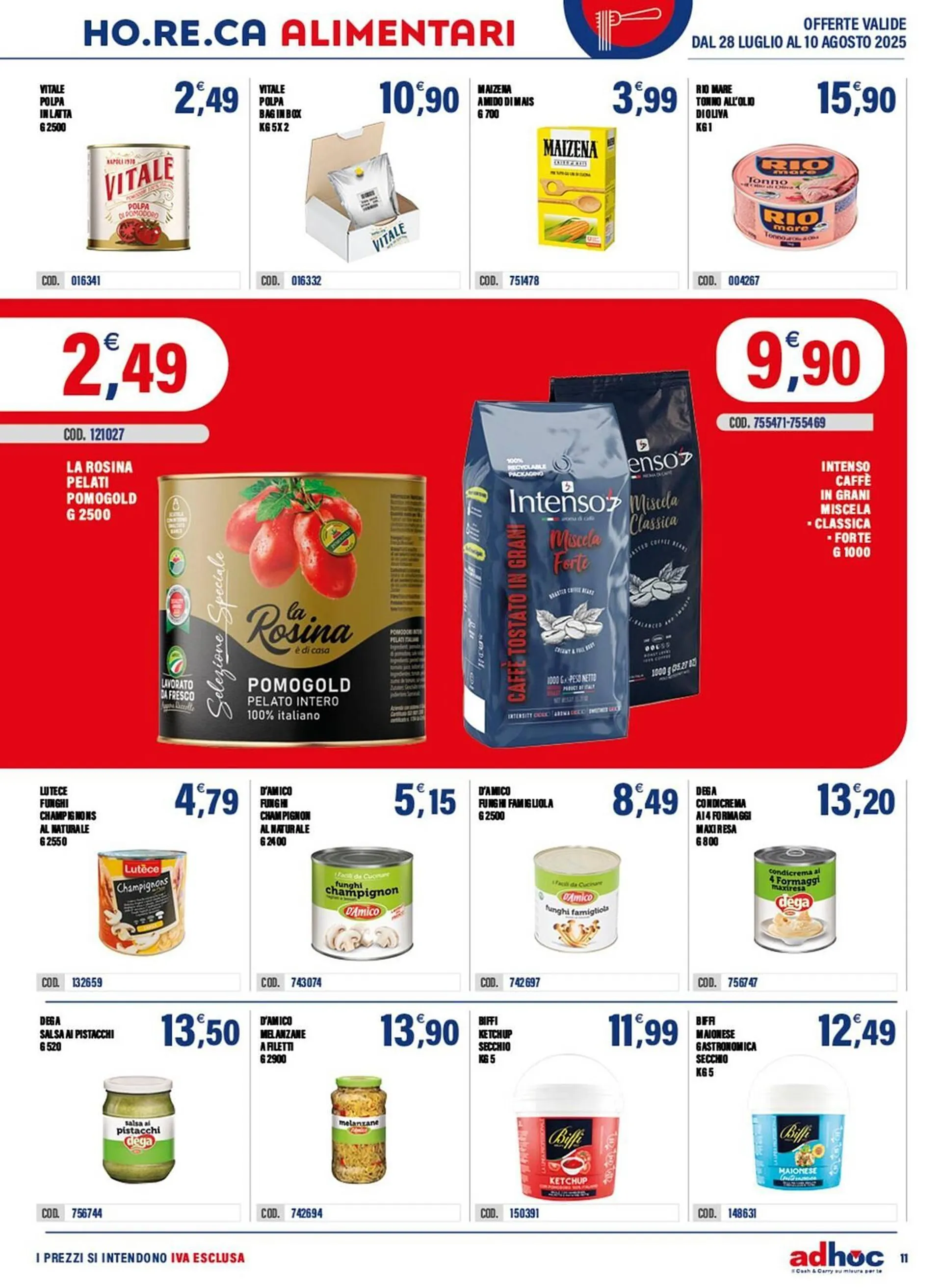 Volantino Adhoc da 28 luglio a 10 agosto di 2025 - Pagina del volantino 11