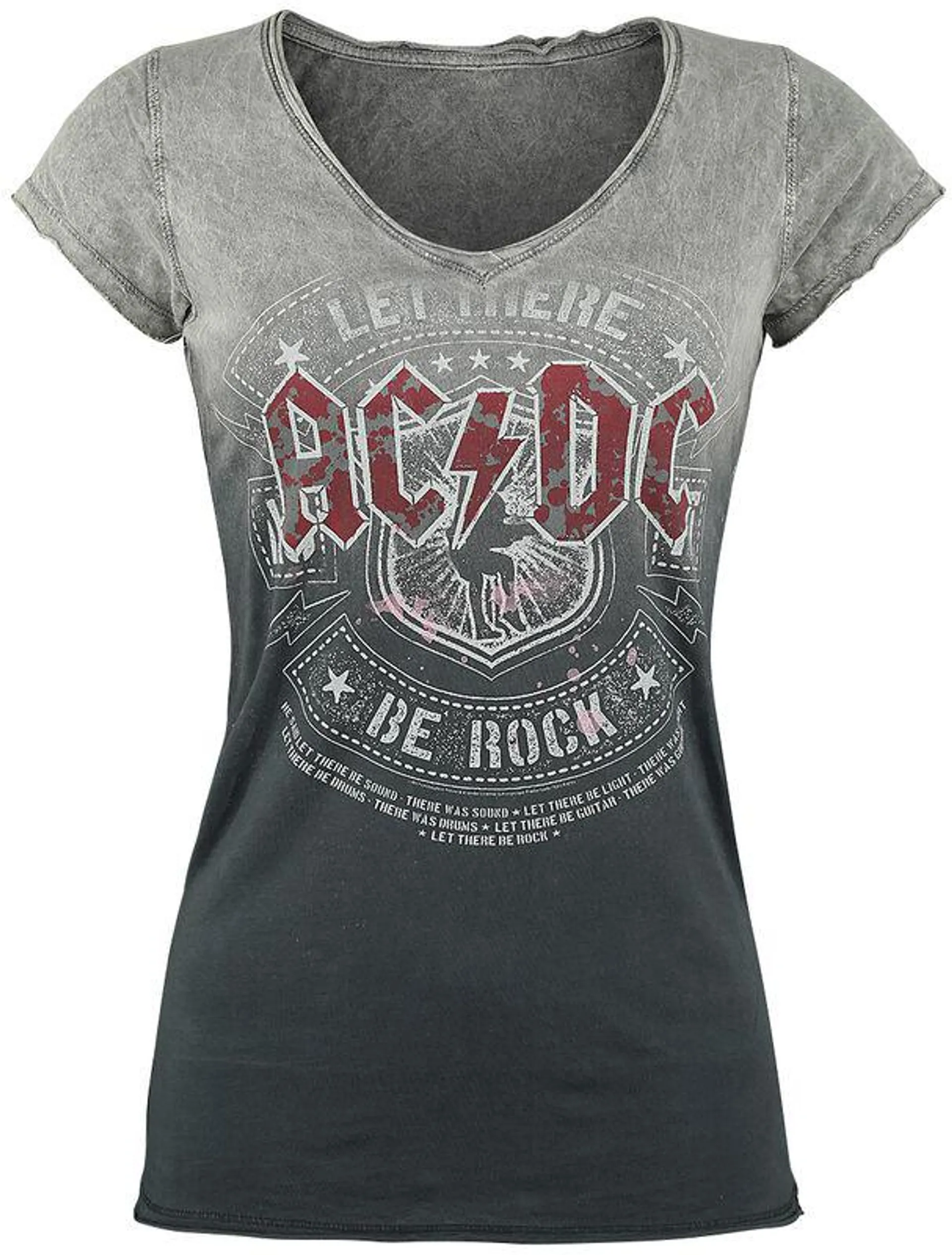 Let There Be Rock | T-Shirt | grigio/grigio scuro | AC/DC