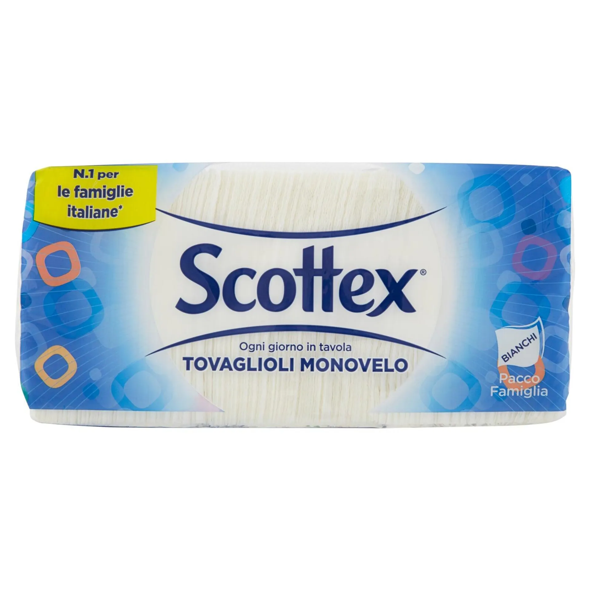 Scottex Tovaglioli Monovelo Bianchi Pacco Famiglia