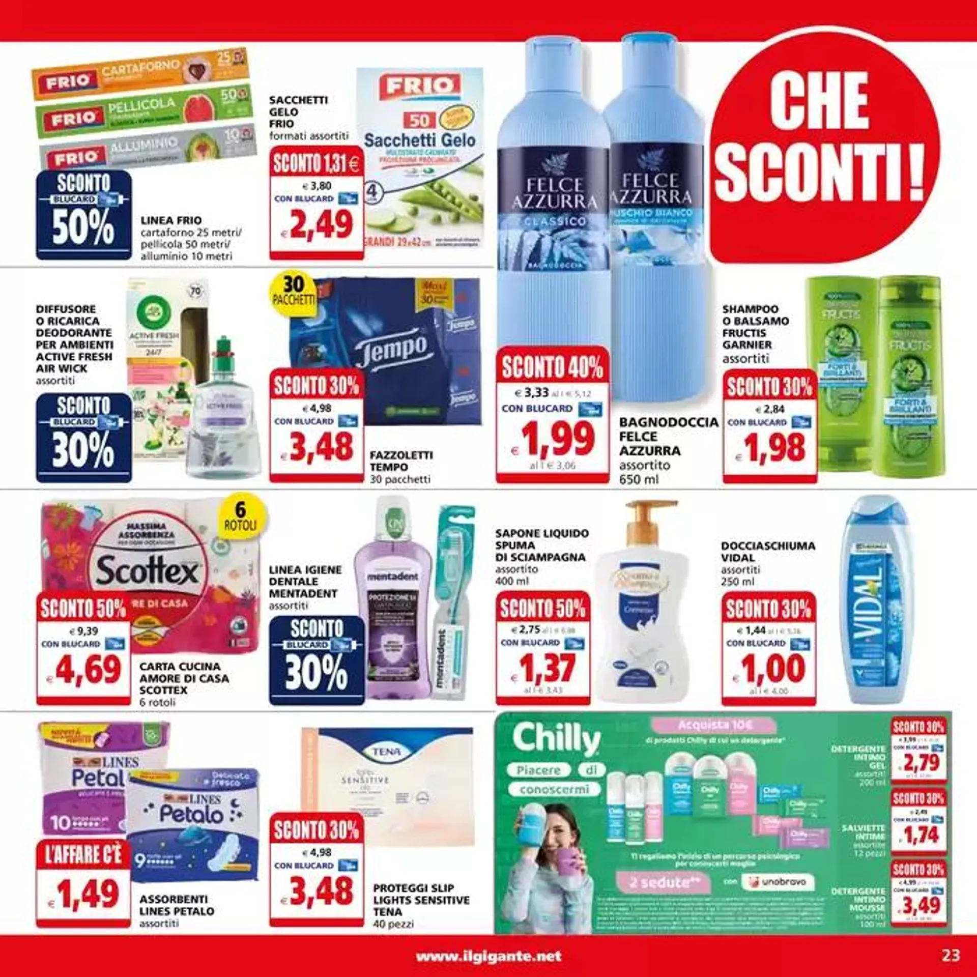 Sconti giganteschi da 3 ottobre a 16 ottobre di 2024 - Pagina del volantino 23