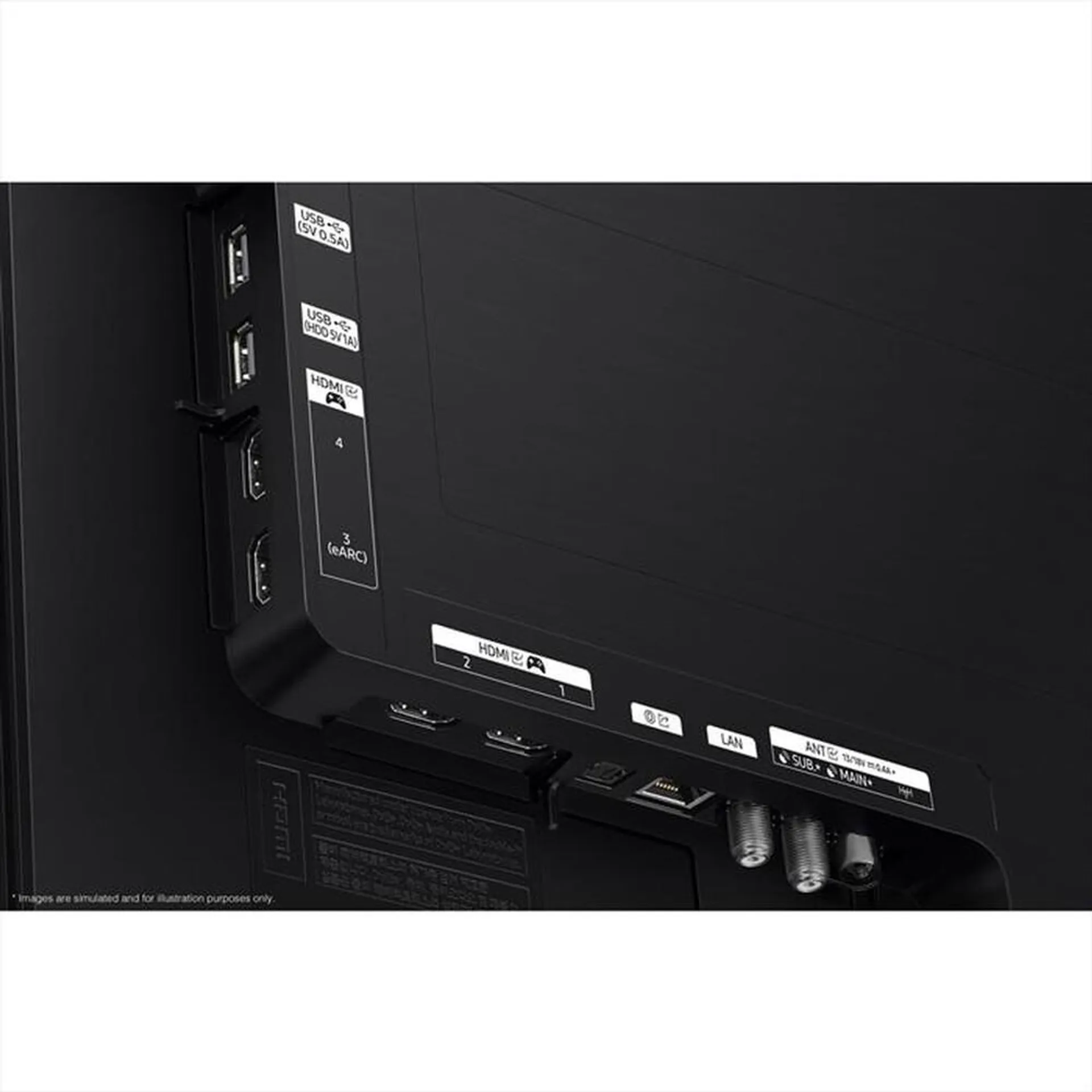 SAMSUNG - Smart TV OLED UHD 4K 65" QE65S90DATXZT-GRAPHITE BLACK