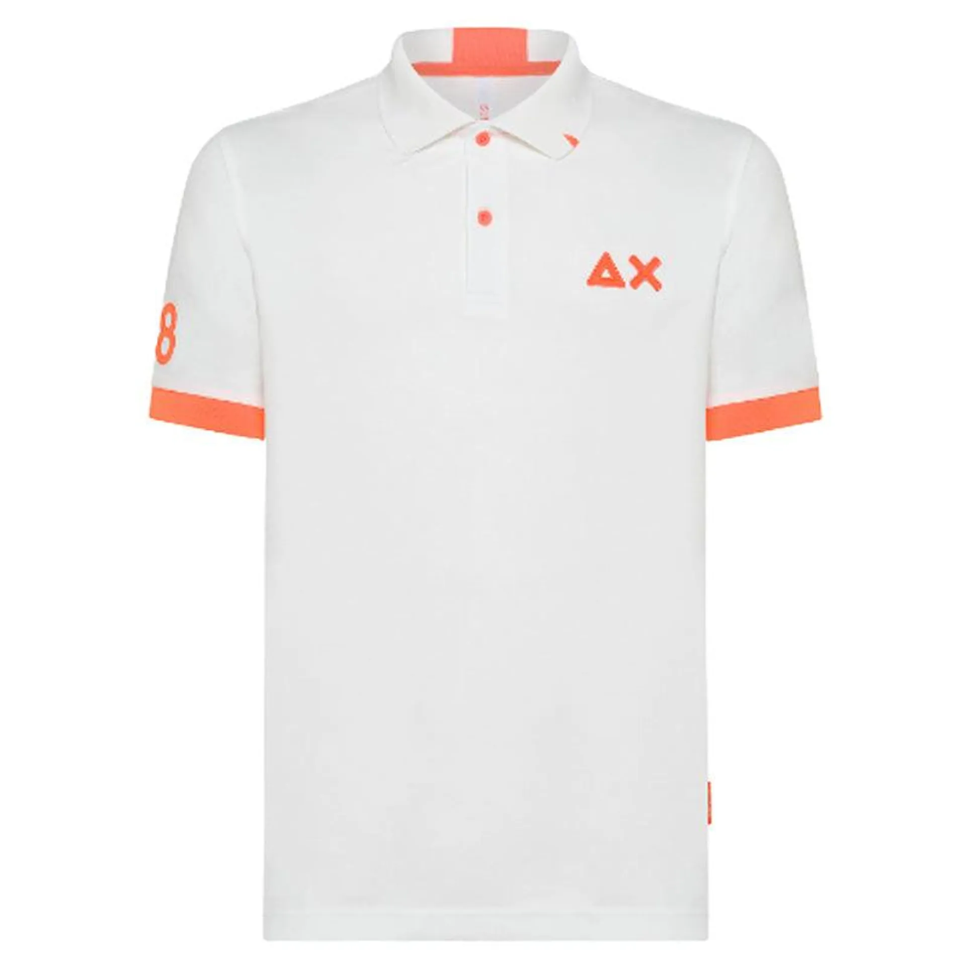 Polo uomo Logo Fluo