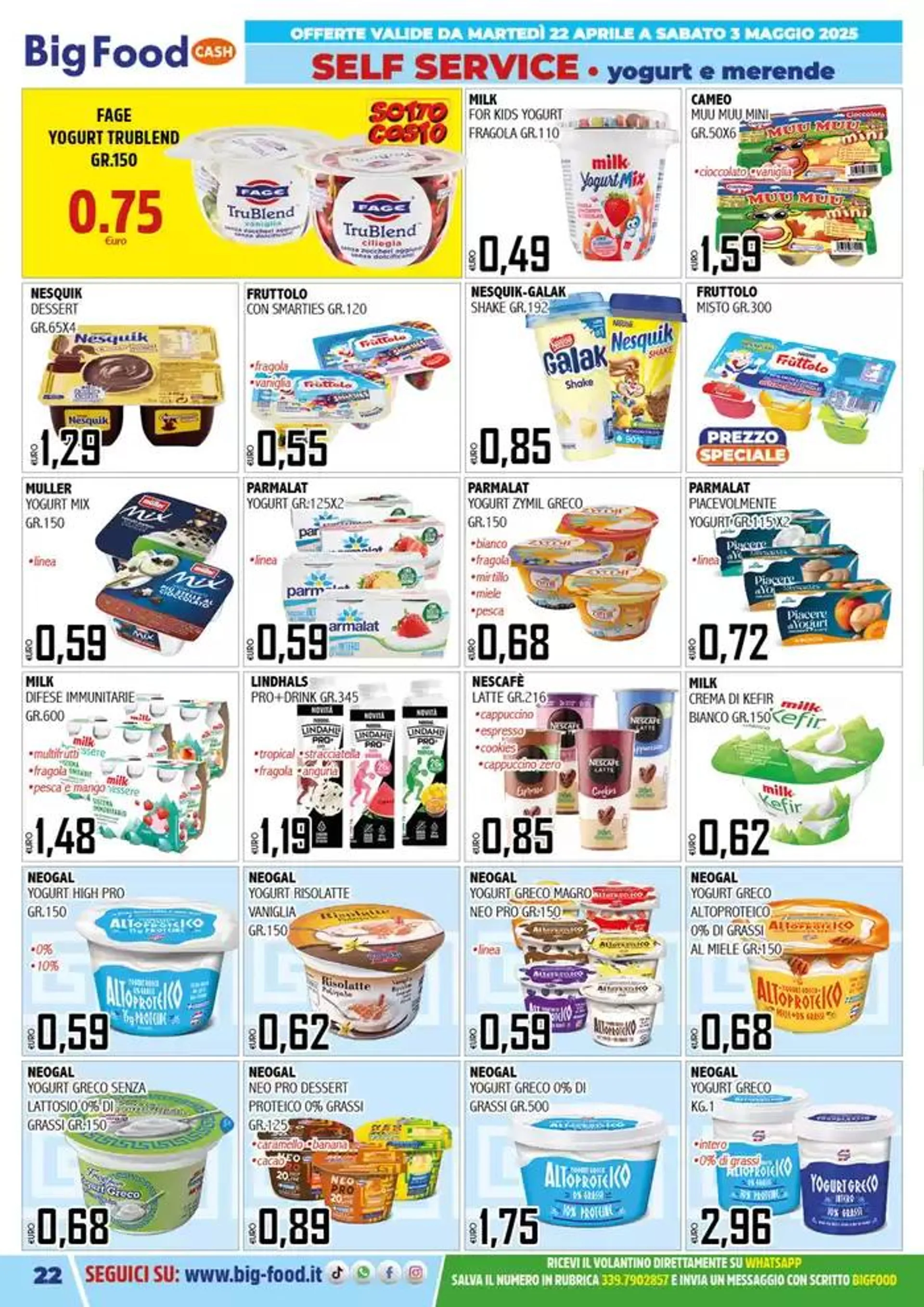 Mega Offerte  da 22 aprile a 3 maggio di 2025 - Pagina del volantino 22