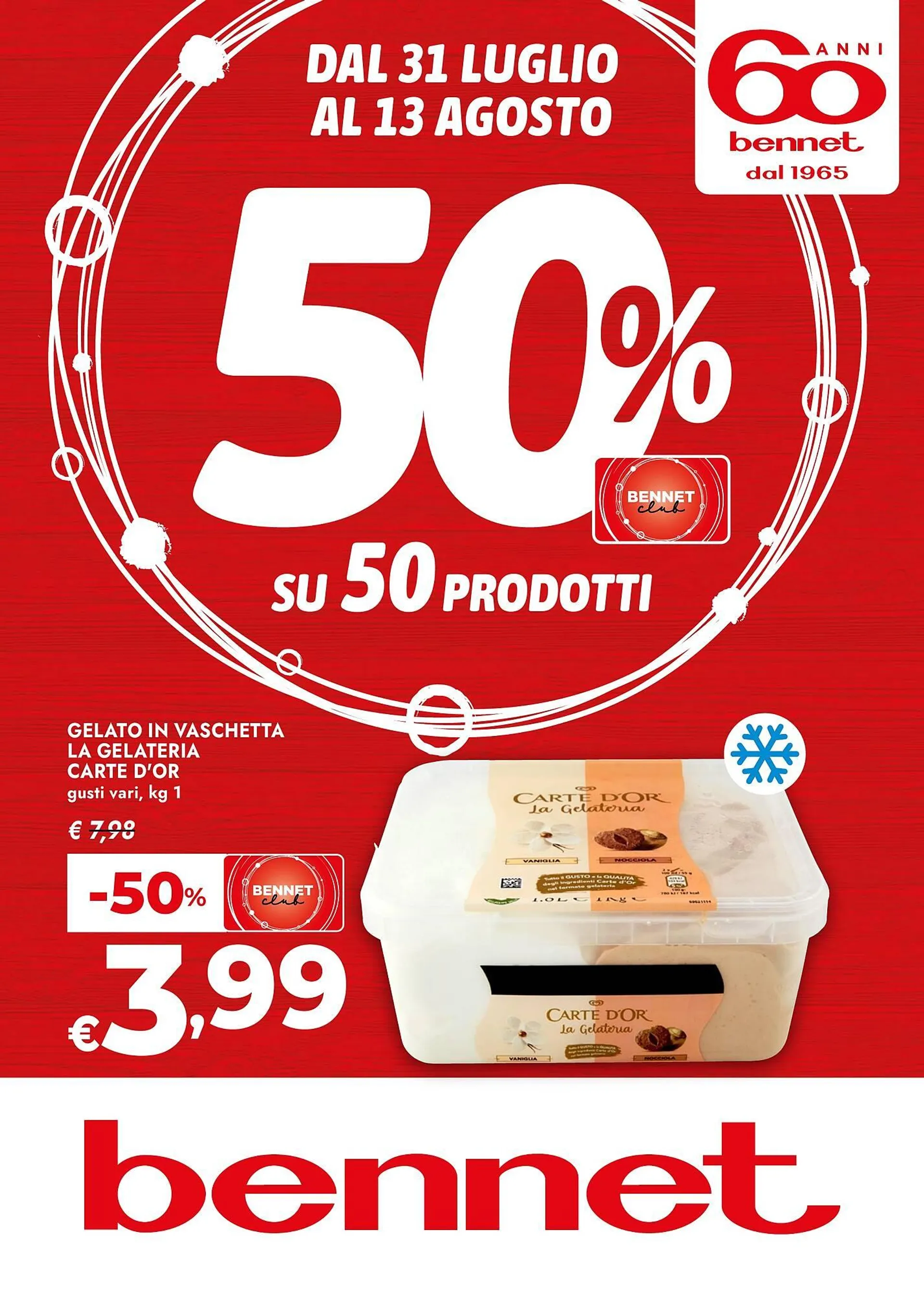 Volantino Bennet da 31 luglio a 13 agosto di 2025 - Pagina del volantino 1