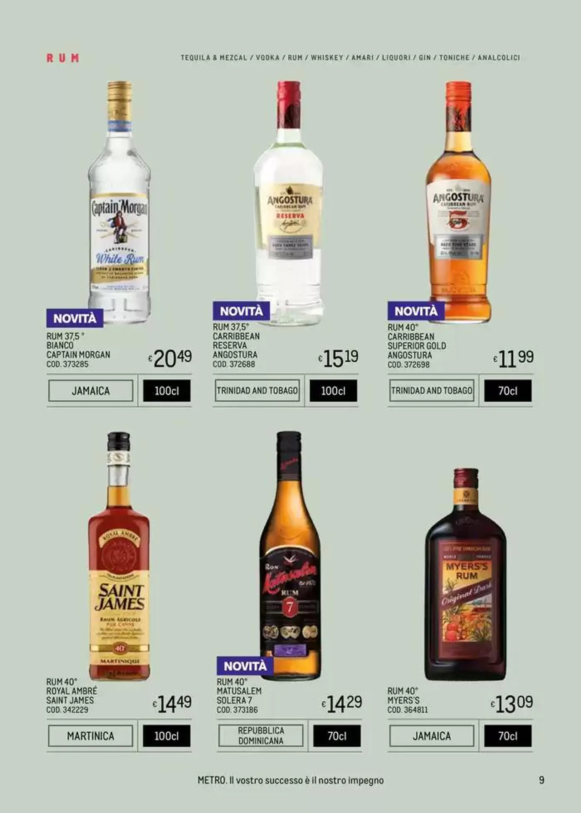 METRO SPIRITS ESTATE 2025 da 9 maggio a 27 agosto di 2025 - Pagina del volantino 9