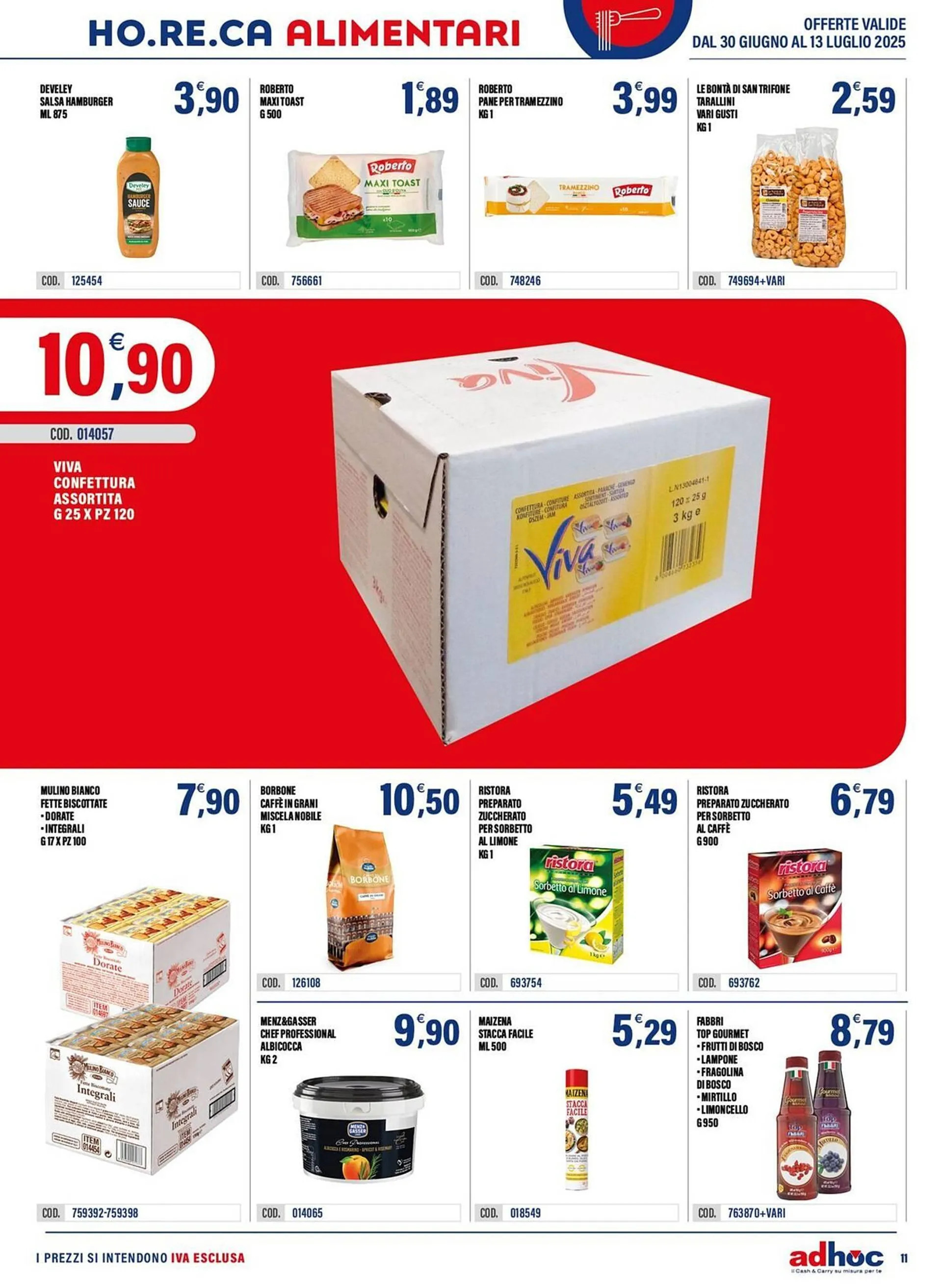 Volantino Adhoc da 30 giugno a 13 luglio di 2025 - Pagina del volantino 11