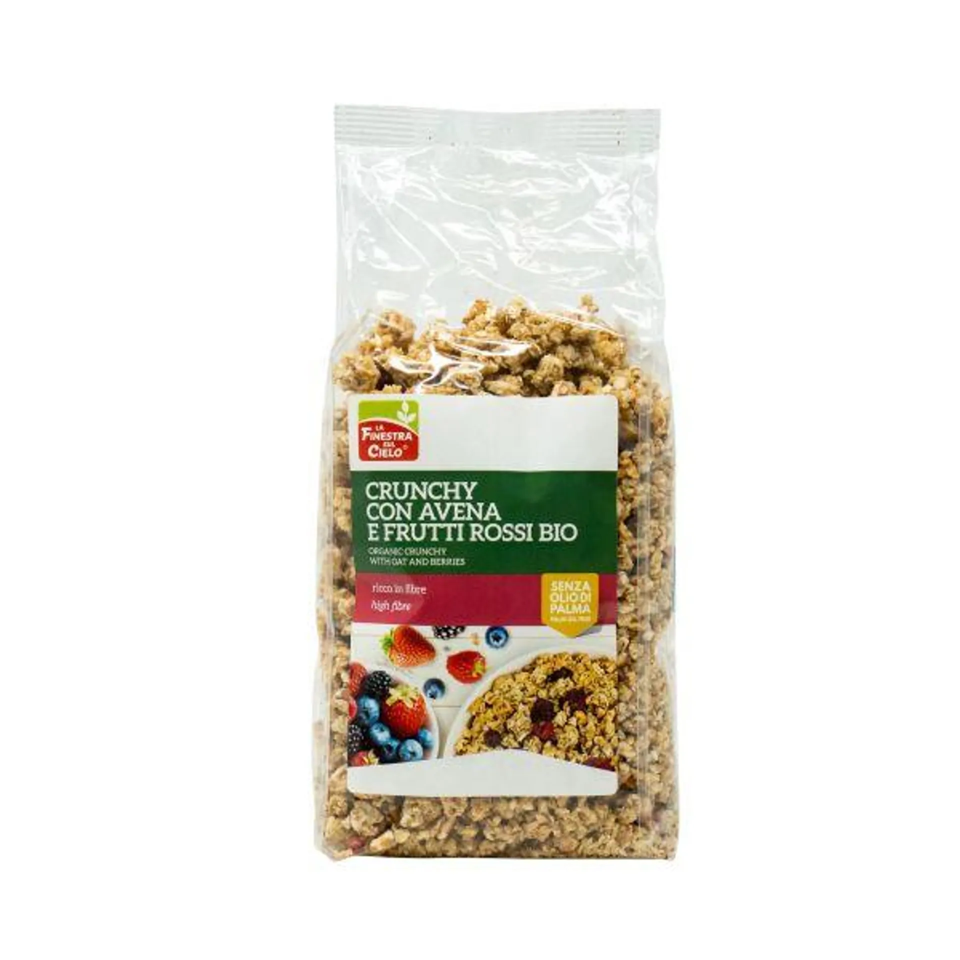 Crunchy Con Avena E Frutti Rossi La Finestra Sul Cielo 375 G