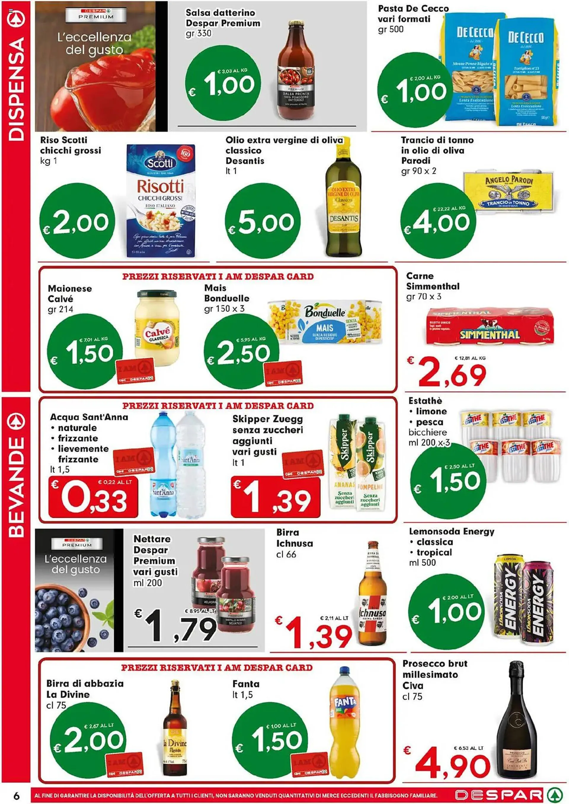 Volantino Despar da 5 giugno a 18 giugno di 2025 - Pagina del volantino 6