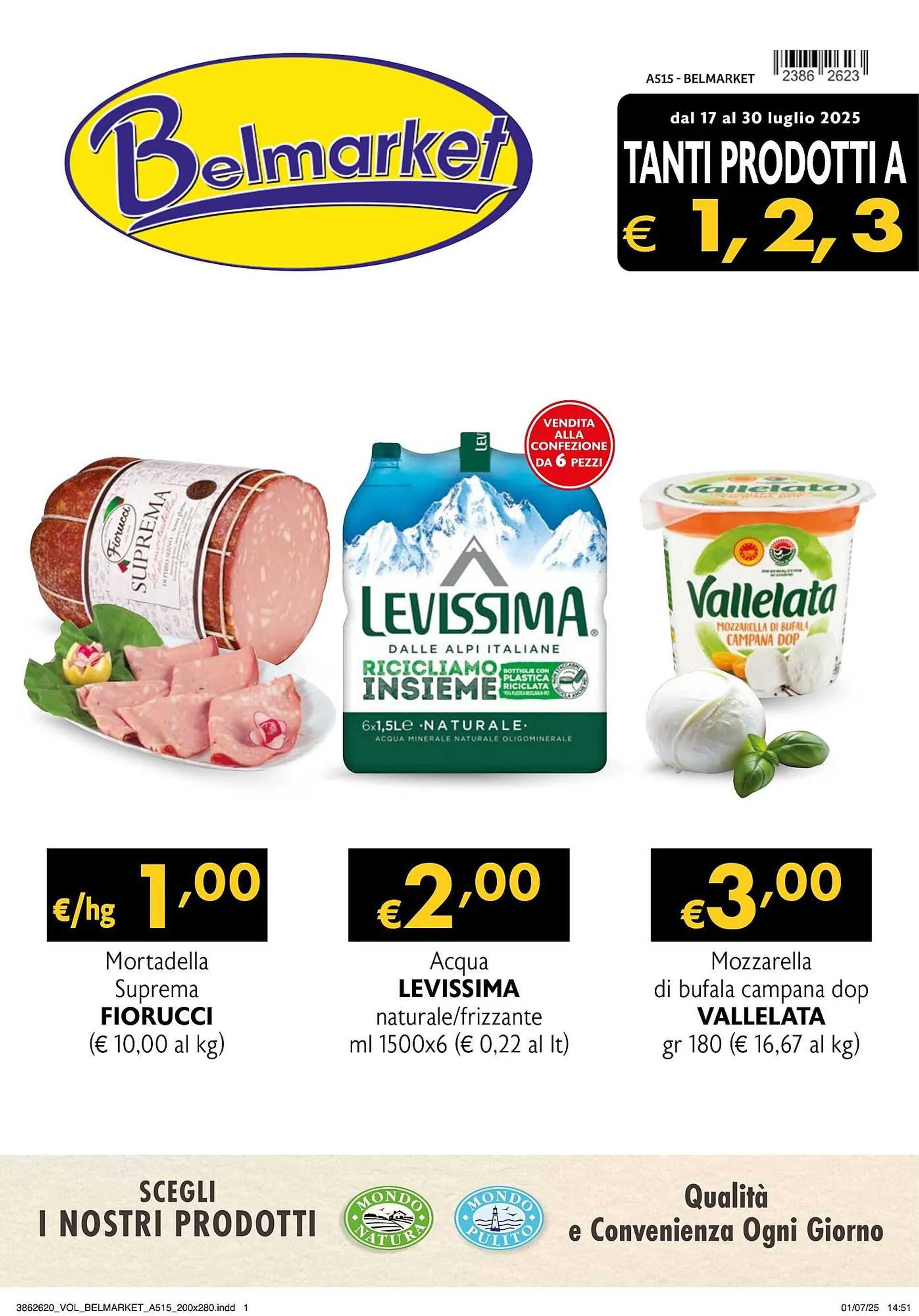 Volantino Belmarket da 17 luglio a 30 luglio di 2025 - Pagina del volantino 1