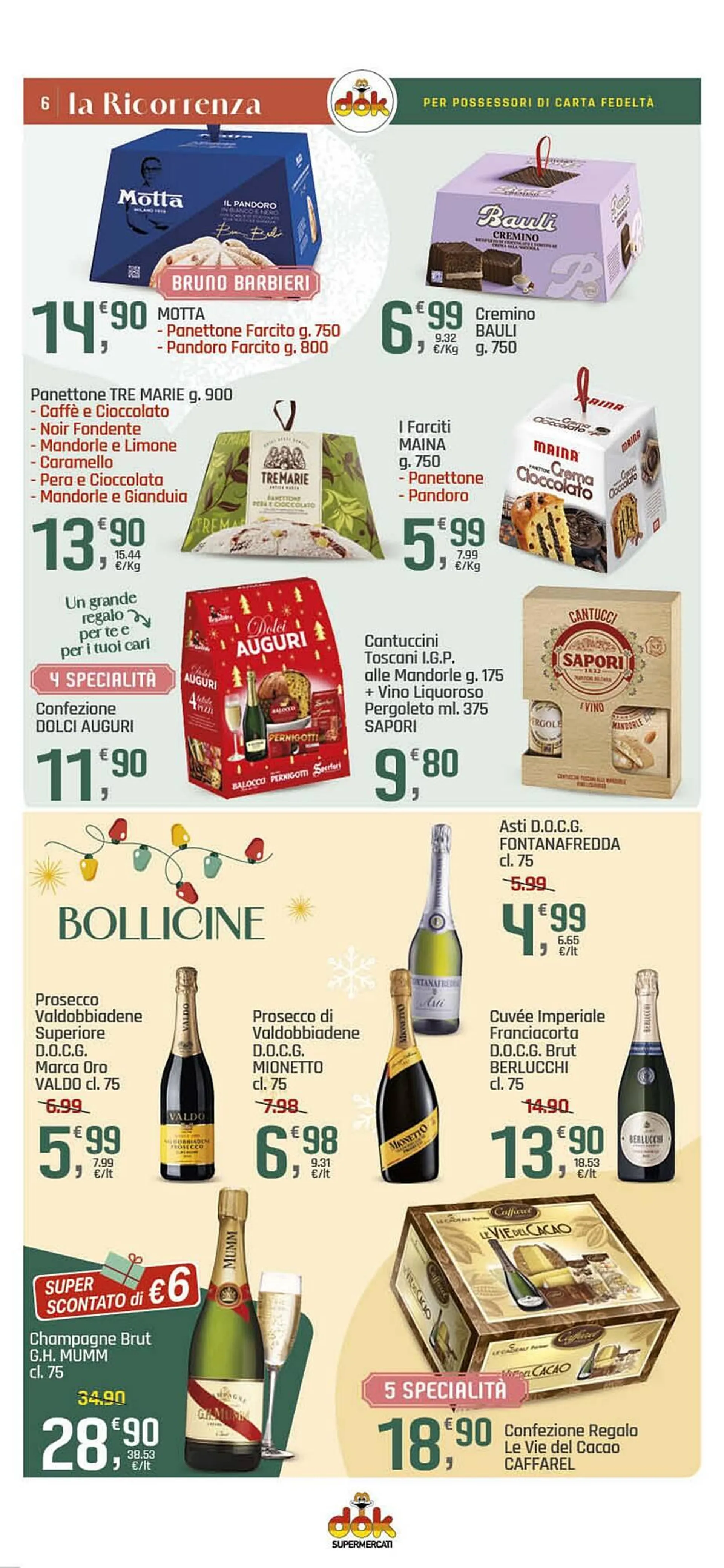 Volantino Doc Supermercati da 4 dicembre a 15 dicembre di 2024 - Pagina del volantino 6