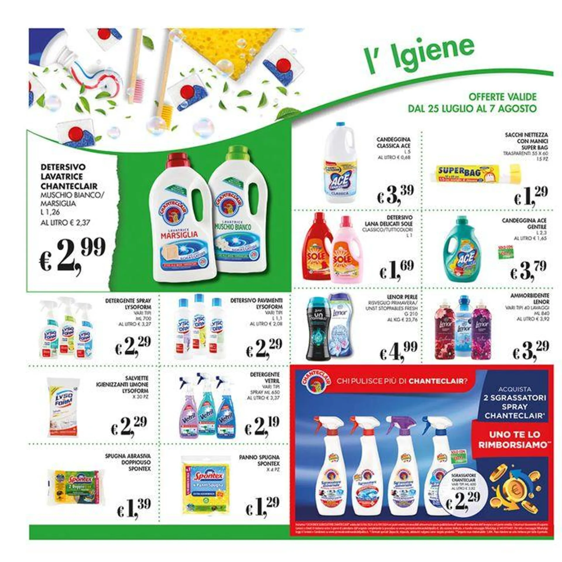 Offerte valide dal 25 luglio al 7 agosto - 20