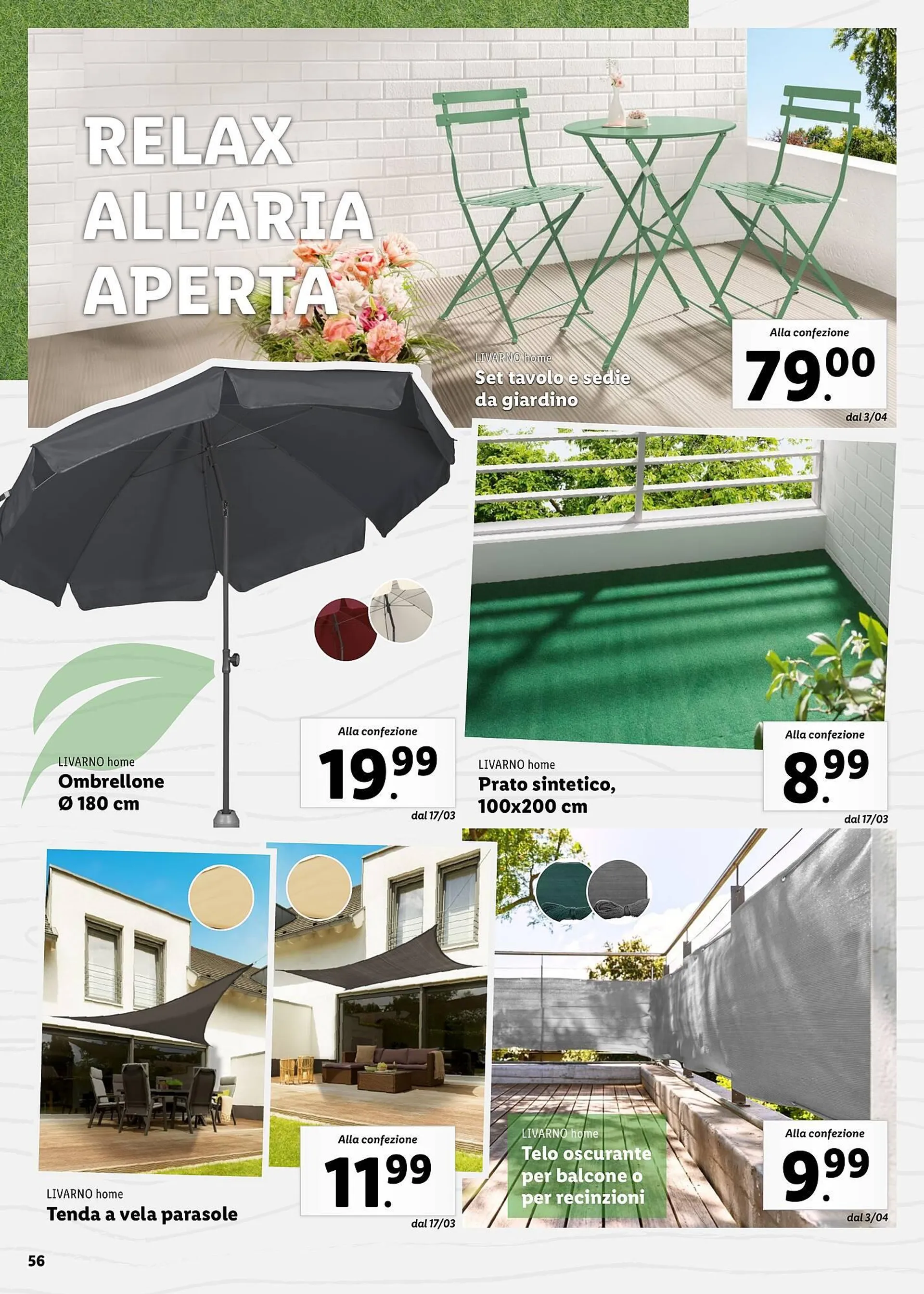 Volantino Lidl da 4 aprile a 30 aprile di 2025 - Pagina del volantino 56
