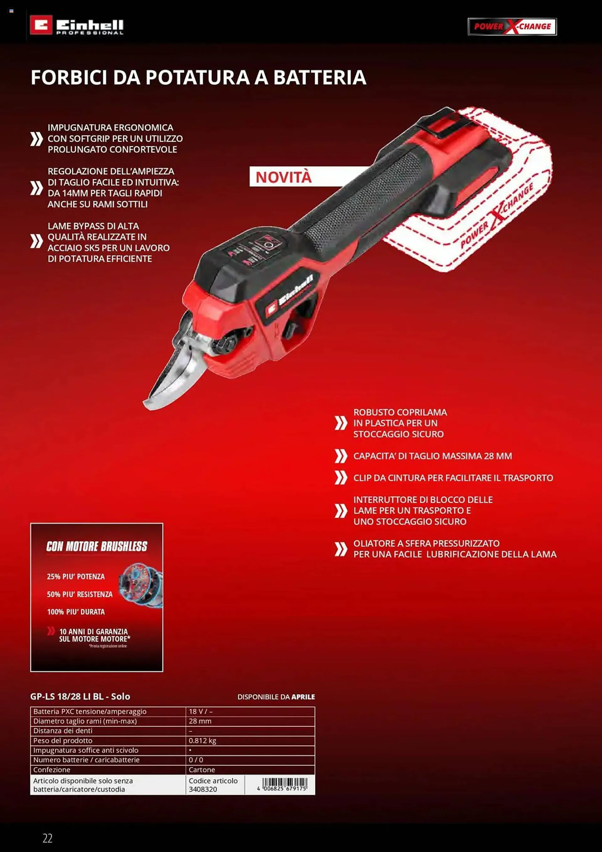 Volantino Einhell da 1 febbraio a 31 dicembre di 2025 - Pagina del volantino 22