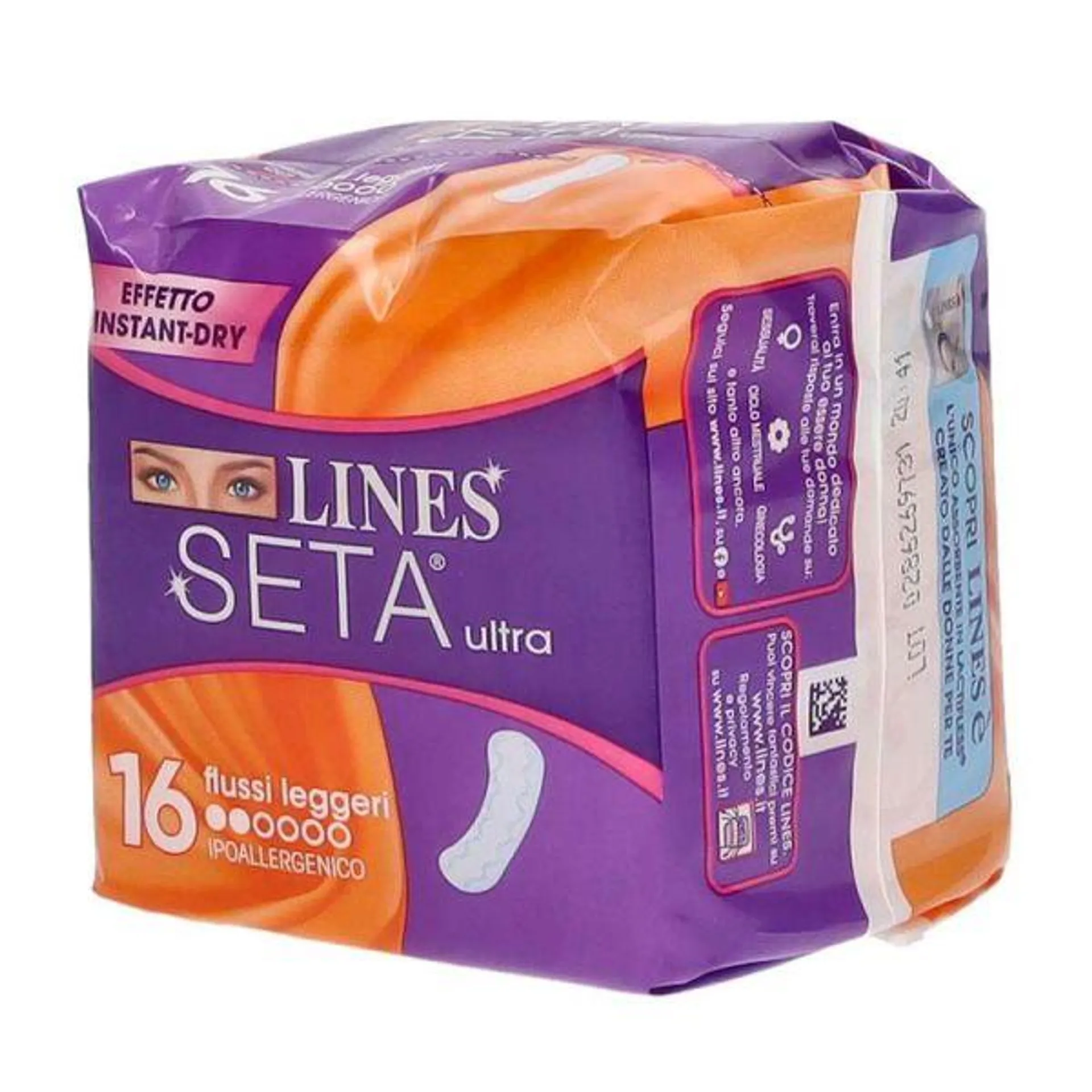 ASSORBENTI LINES SETA ULTRA FLUSSI LEGGERI